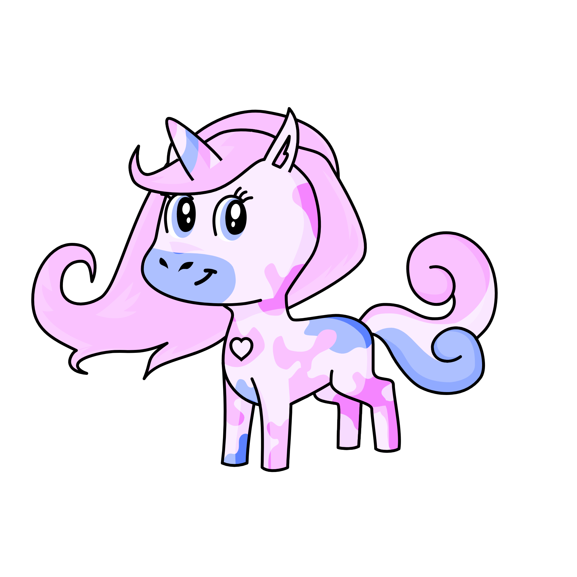 Popsicle, the unicorn