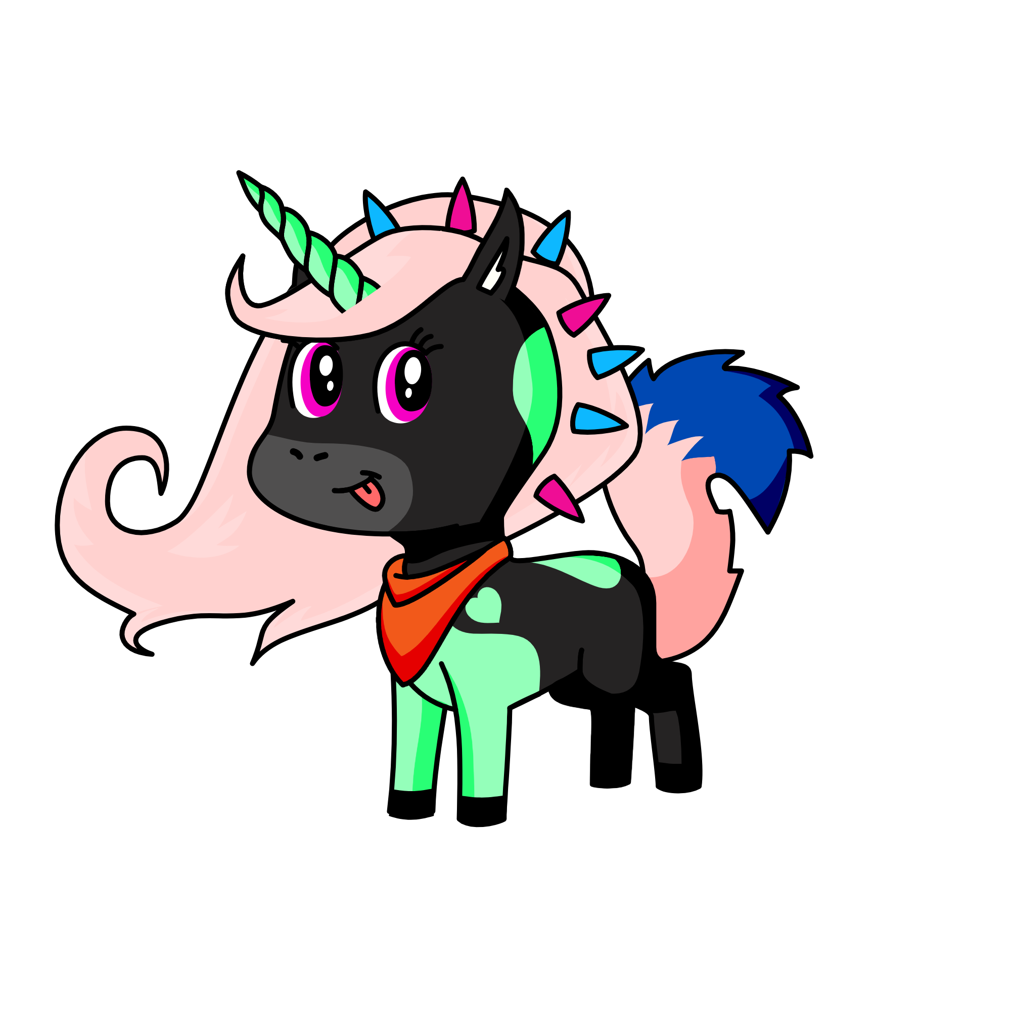 Smokey, the unicorn
