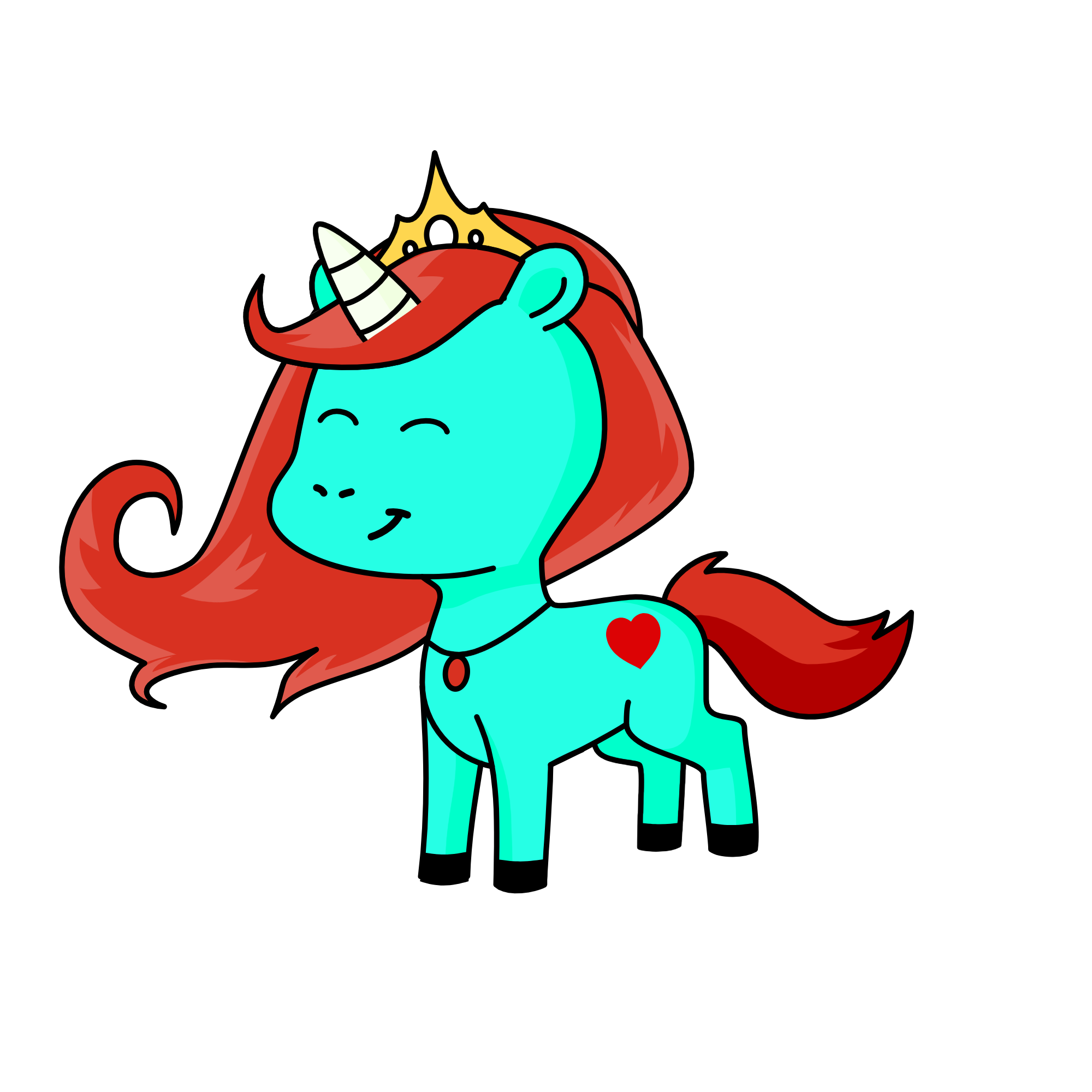 Ariel, the unicorn