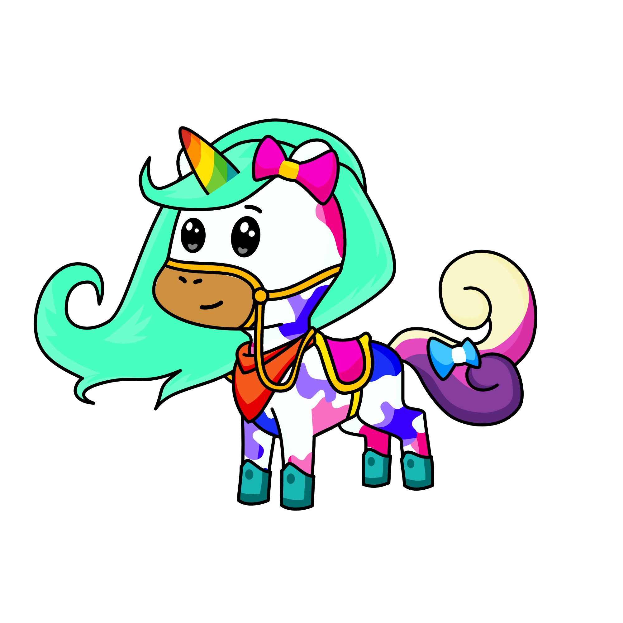 snowy, the unicorn