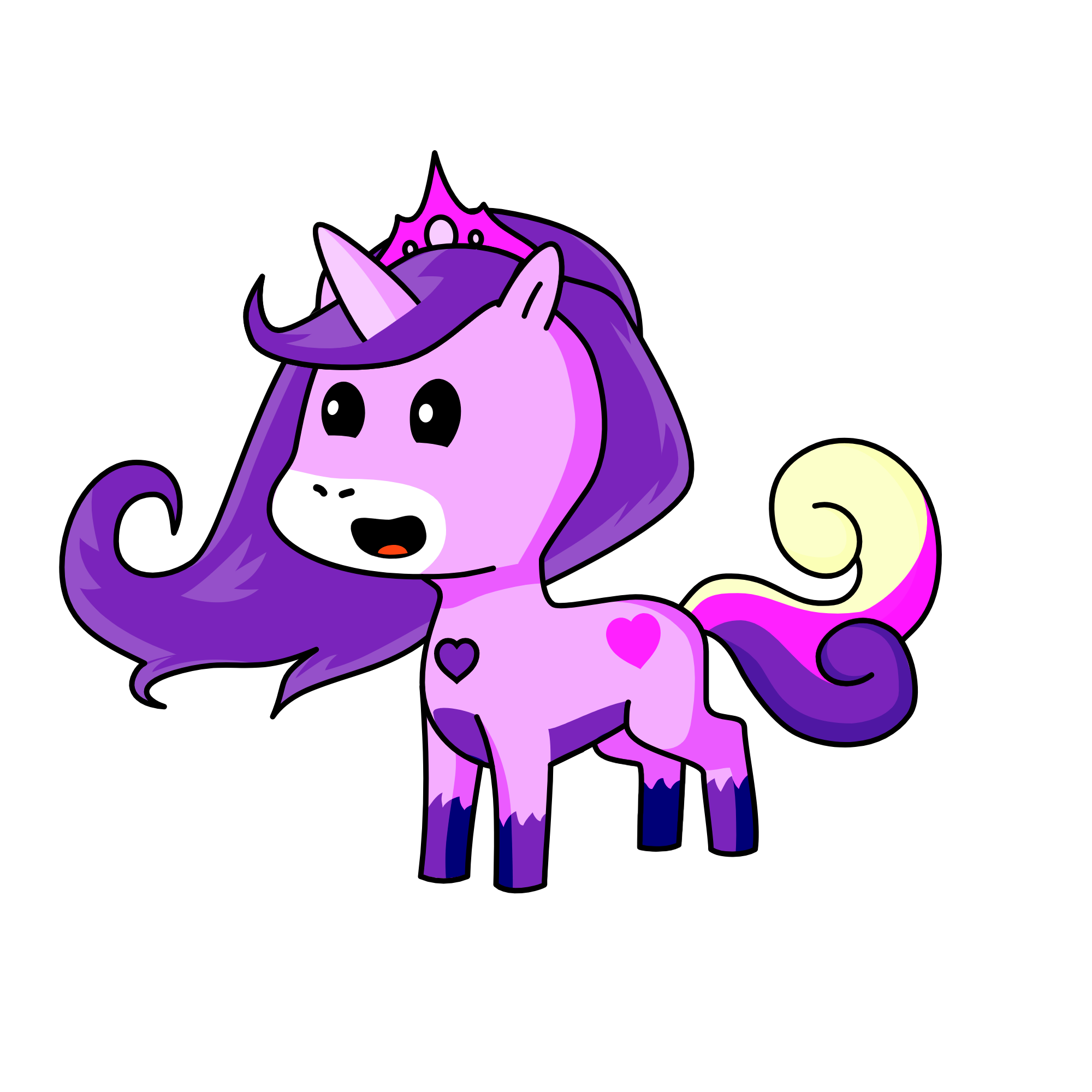 Princess of all Unicorn but fun, the unicorn