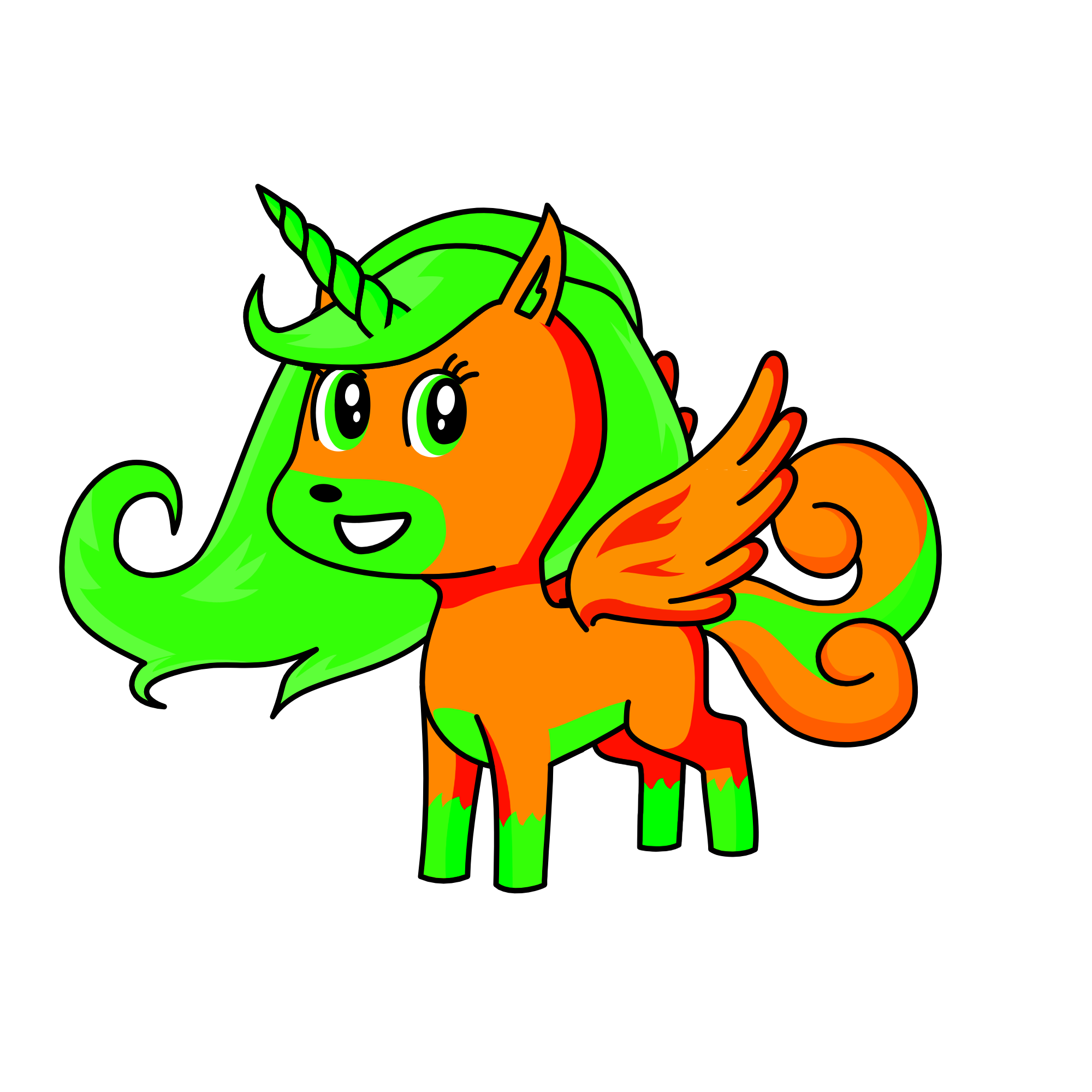 Halloween Pumpkin 🎃, the unicorn