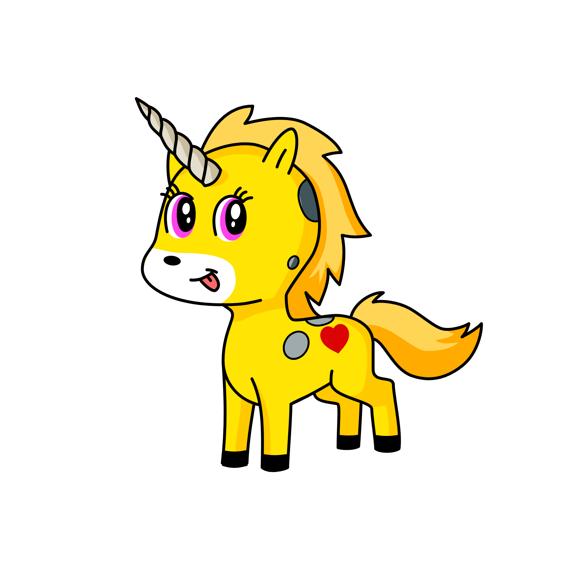 dog, the unicorn