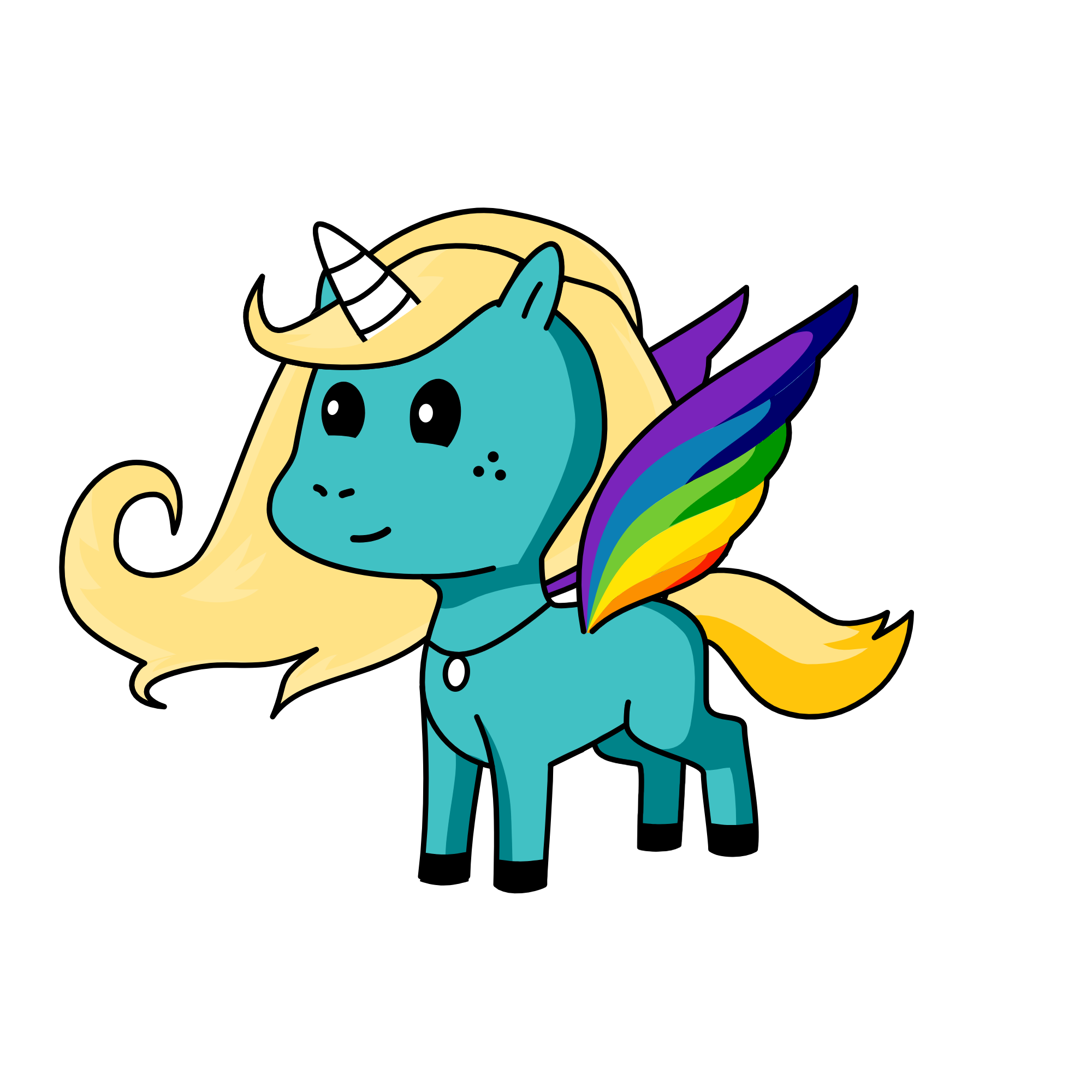 Sky, the unicorn