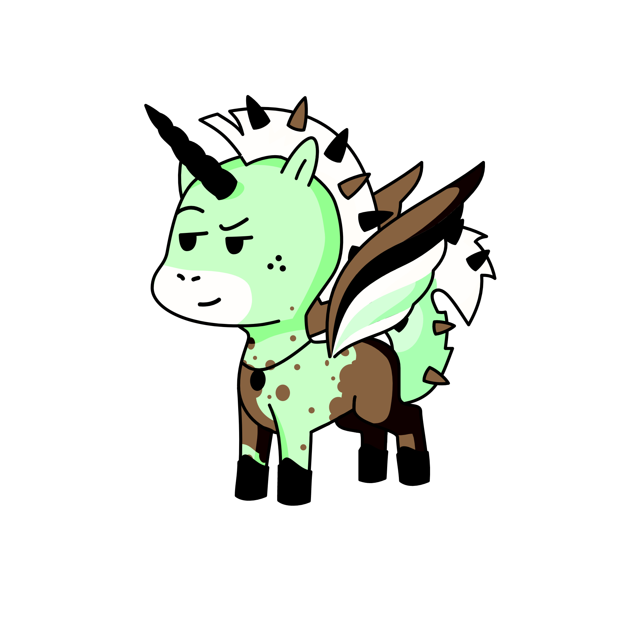 Minty, the unicorn