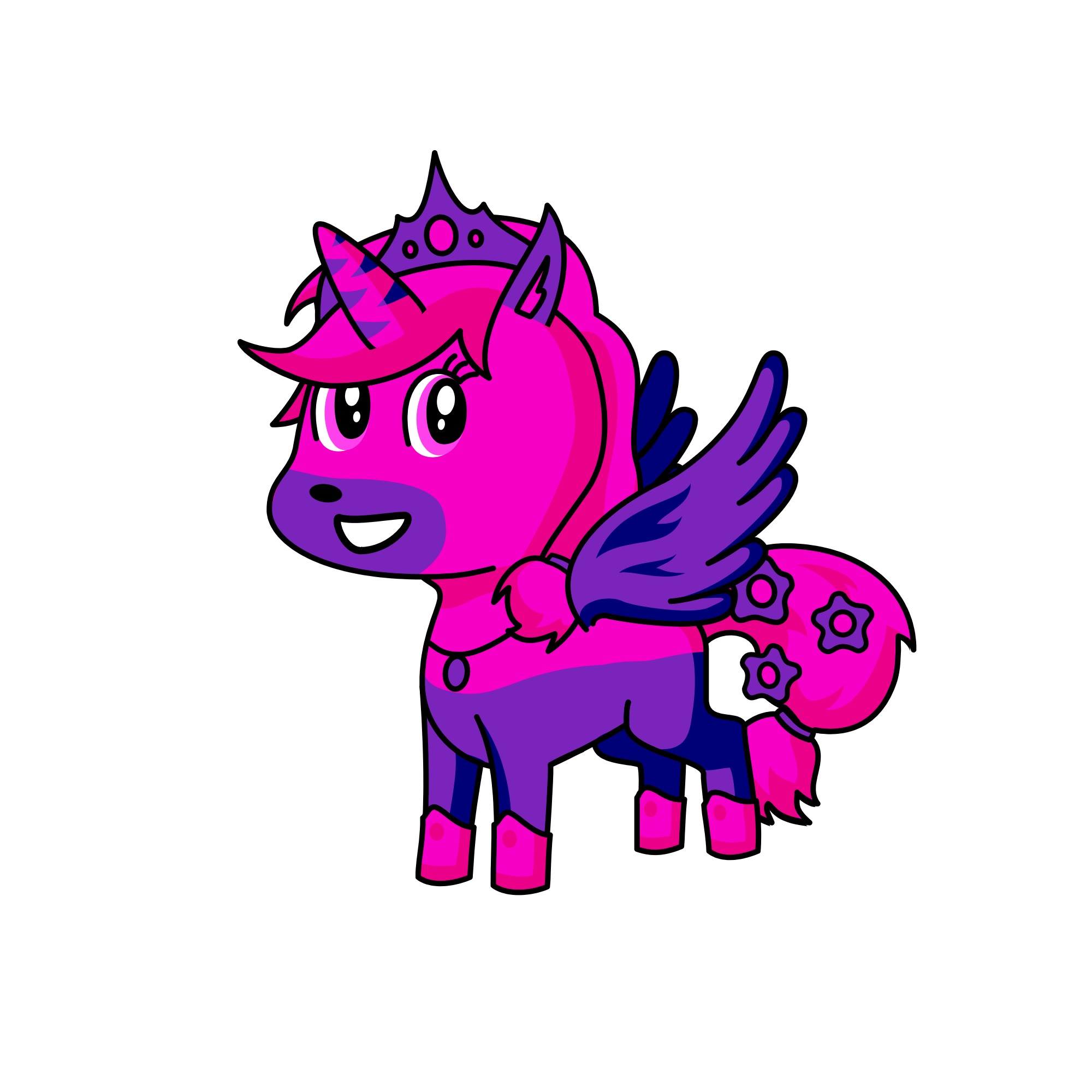 Pinky pie, the unicorn
