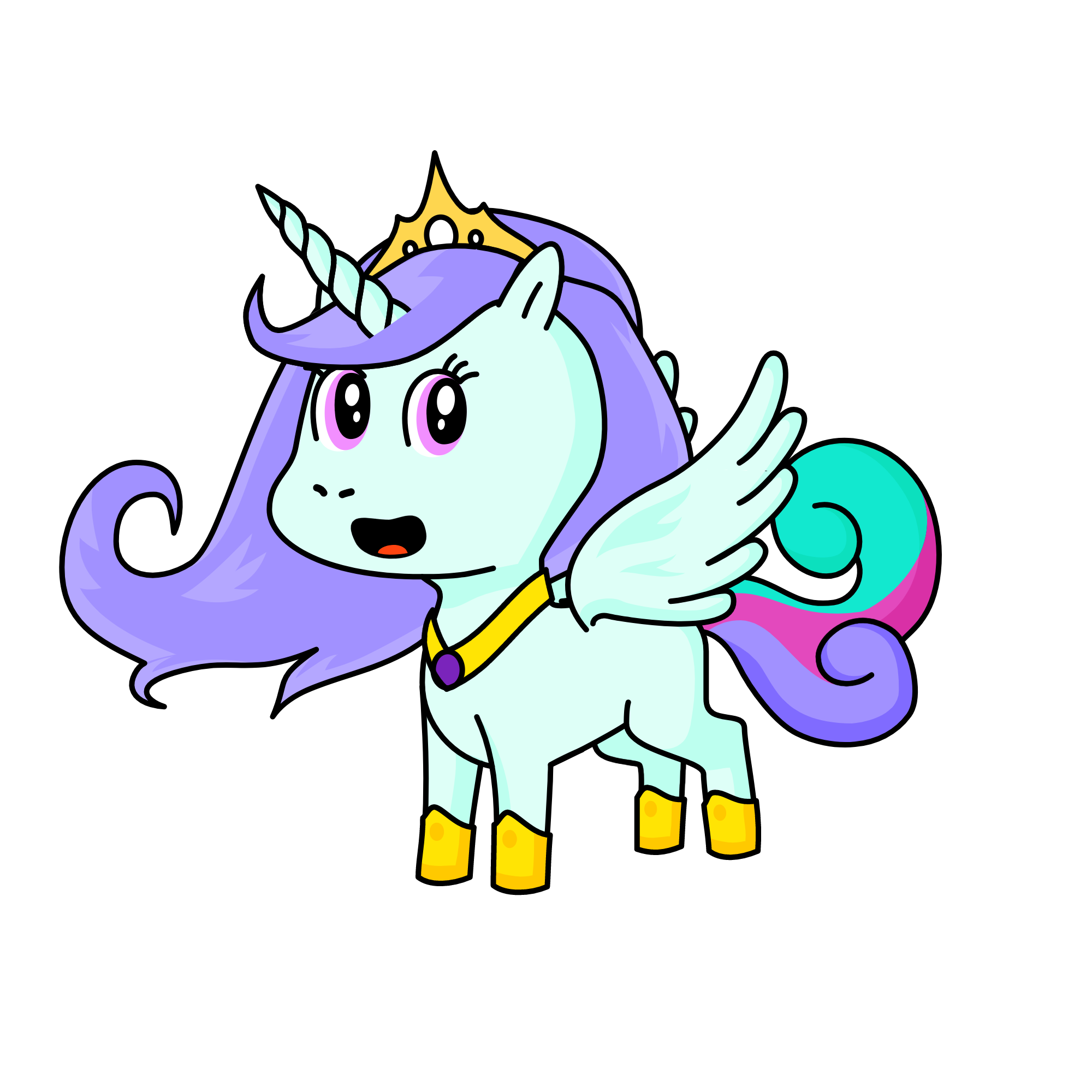 Princess Celestia, the unicorn