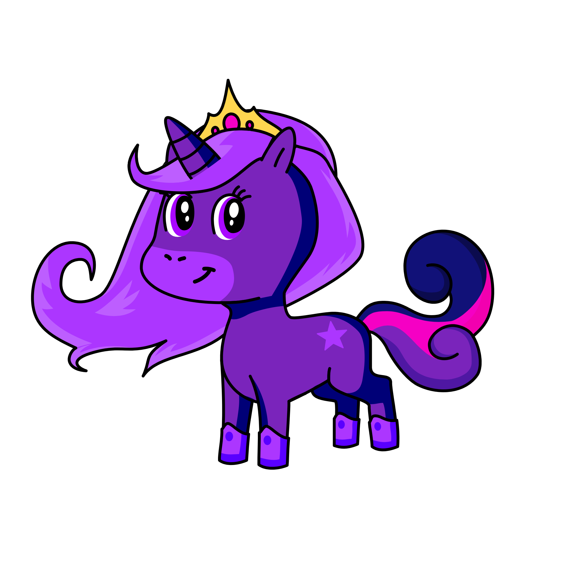 Twilight sparkle, the unicorn