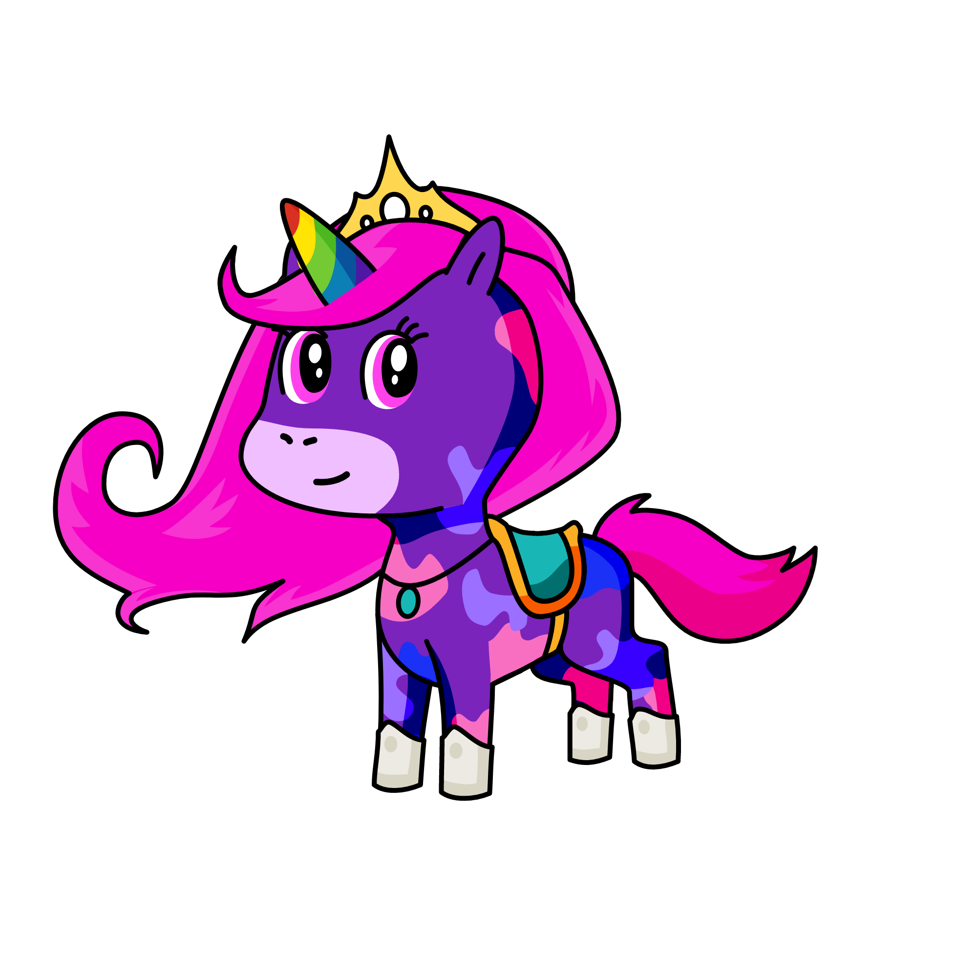 Princess Rainbow, the unicorn