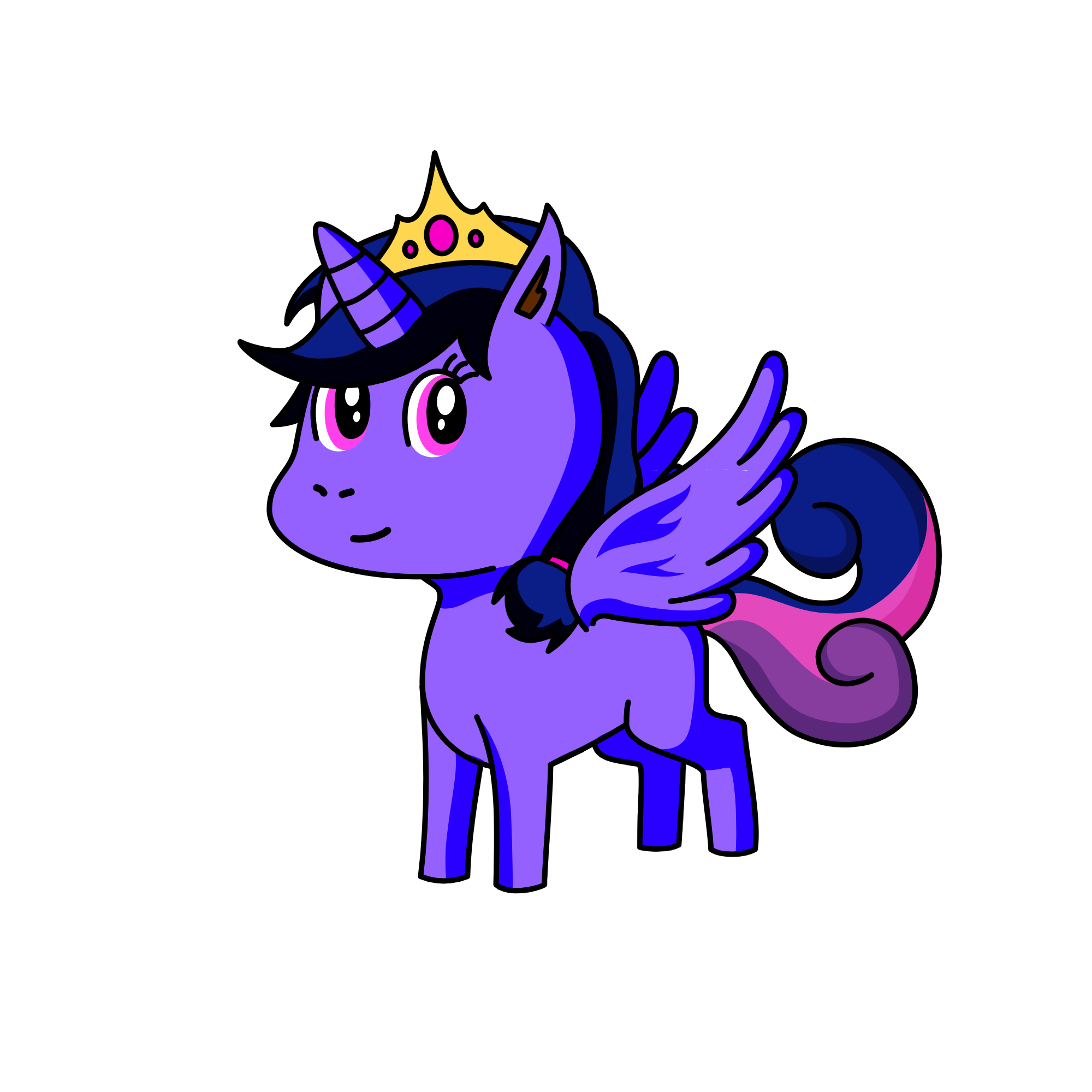 Princess Twilight Sparkle, the unicorn