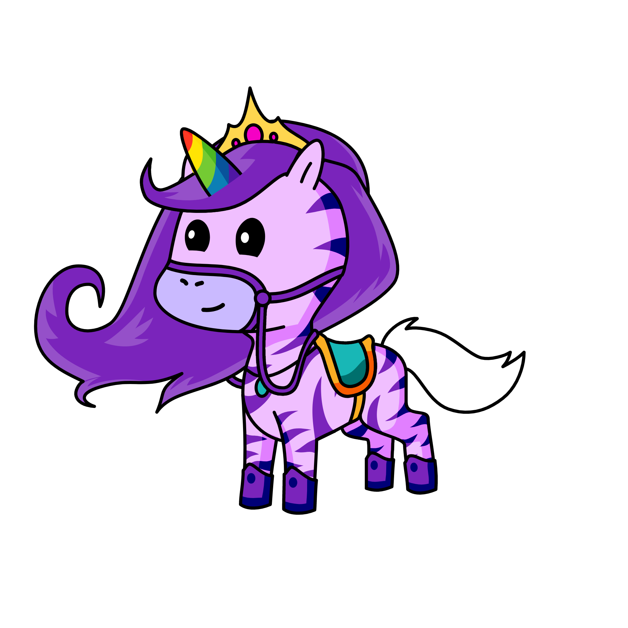 Princess Kayla Rainbow Sparkle, the unicorn