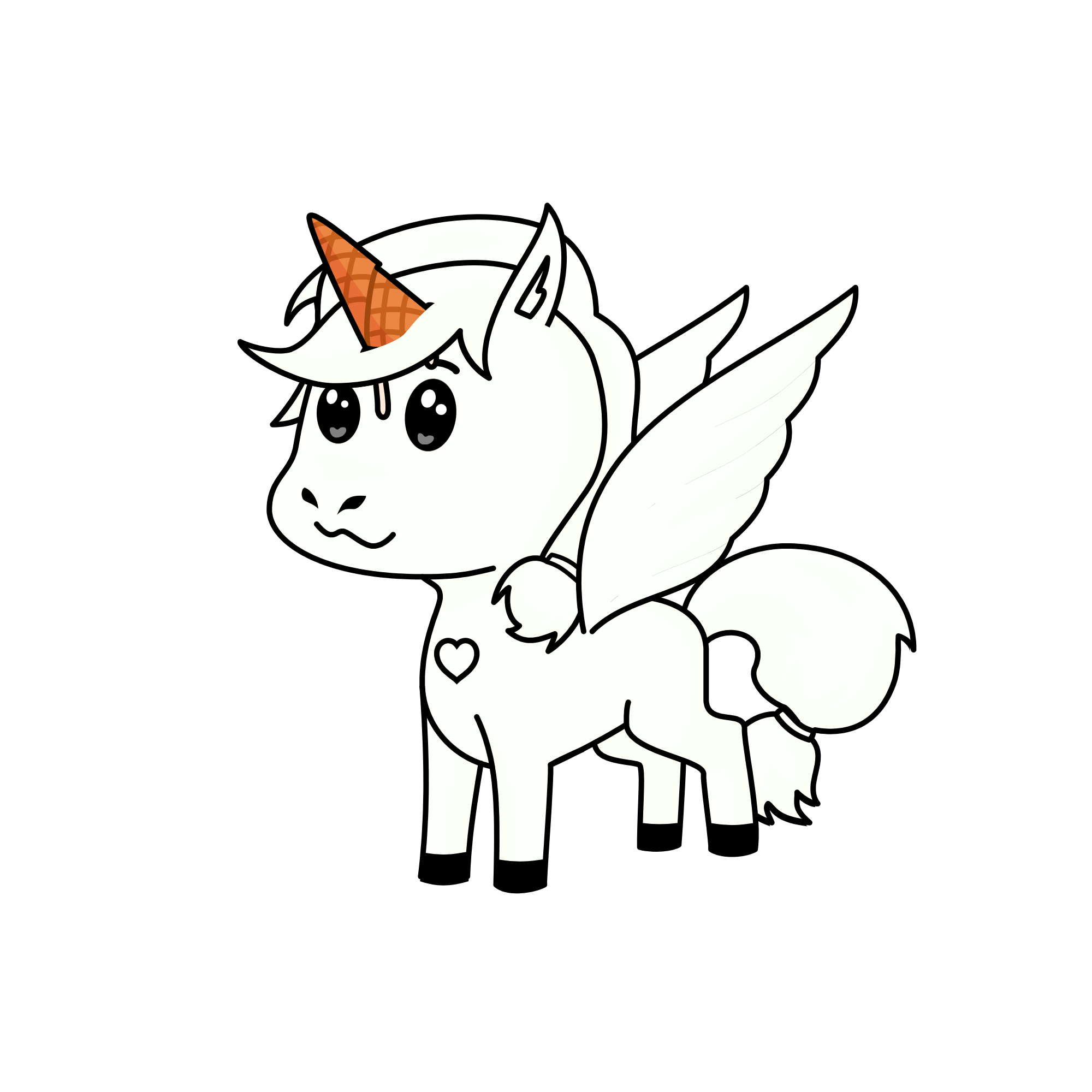 Ice cream, the unicorn