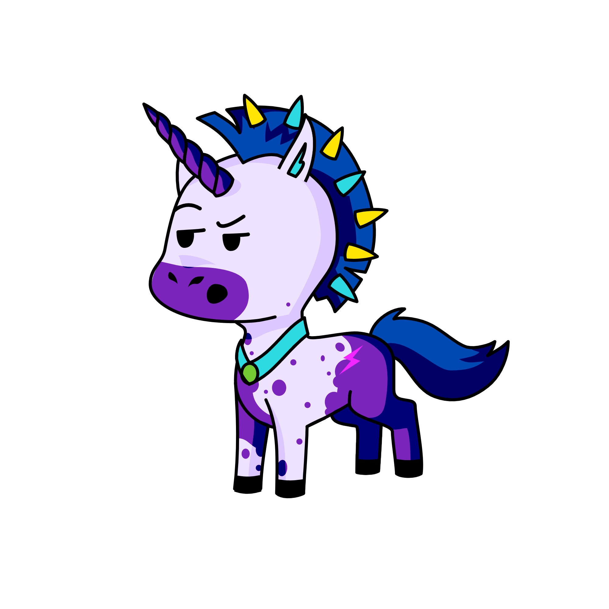 Dusky, the unicorn