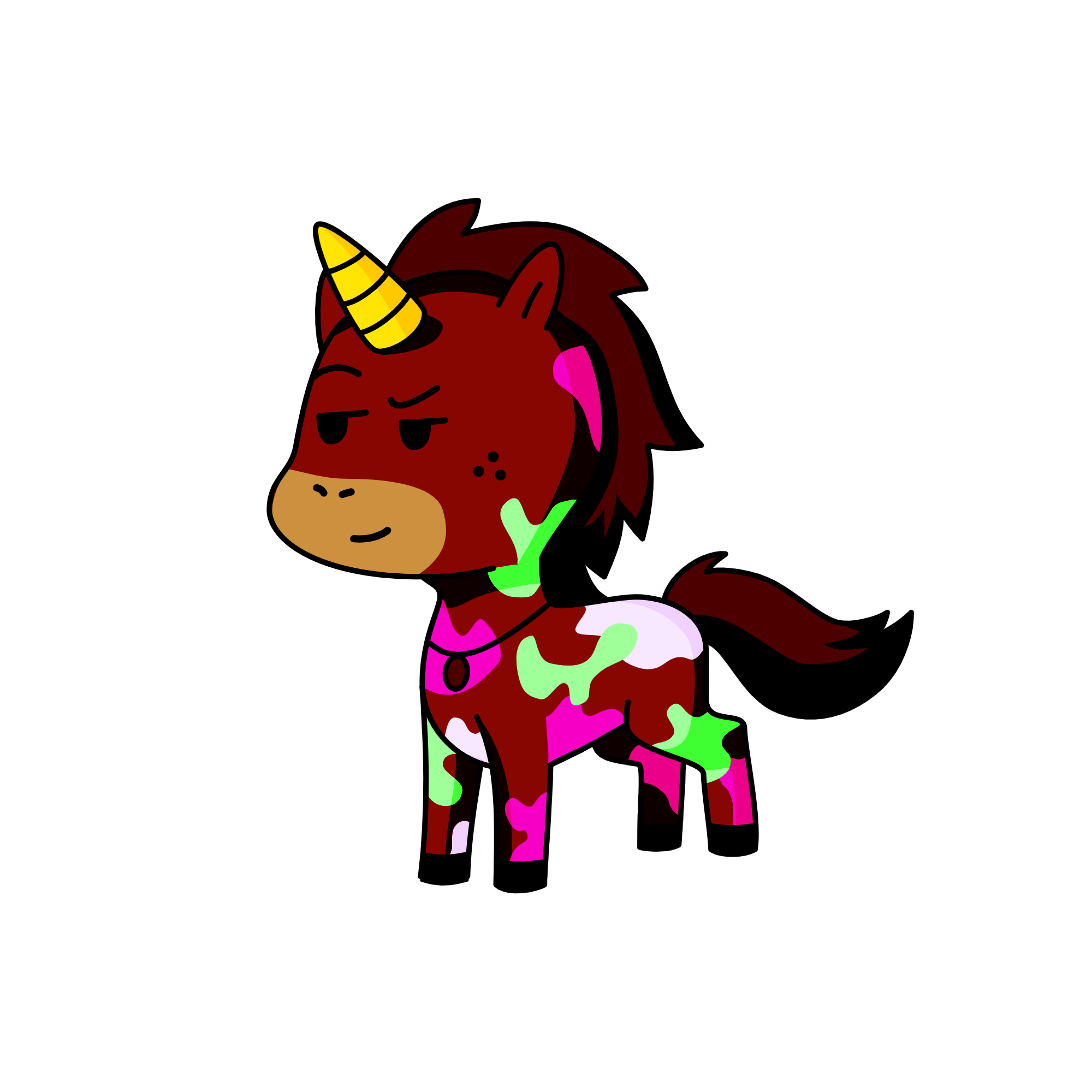Chocolaty, the unicorn