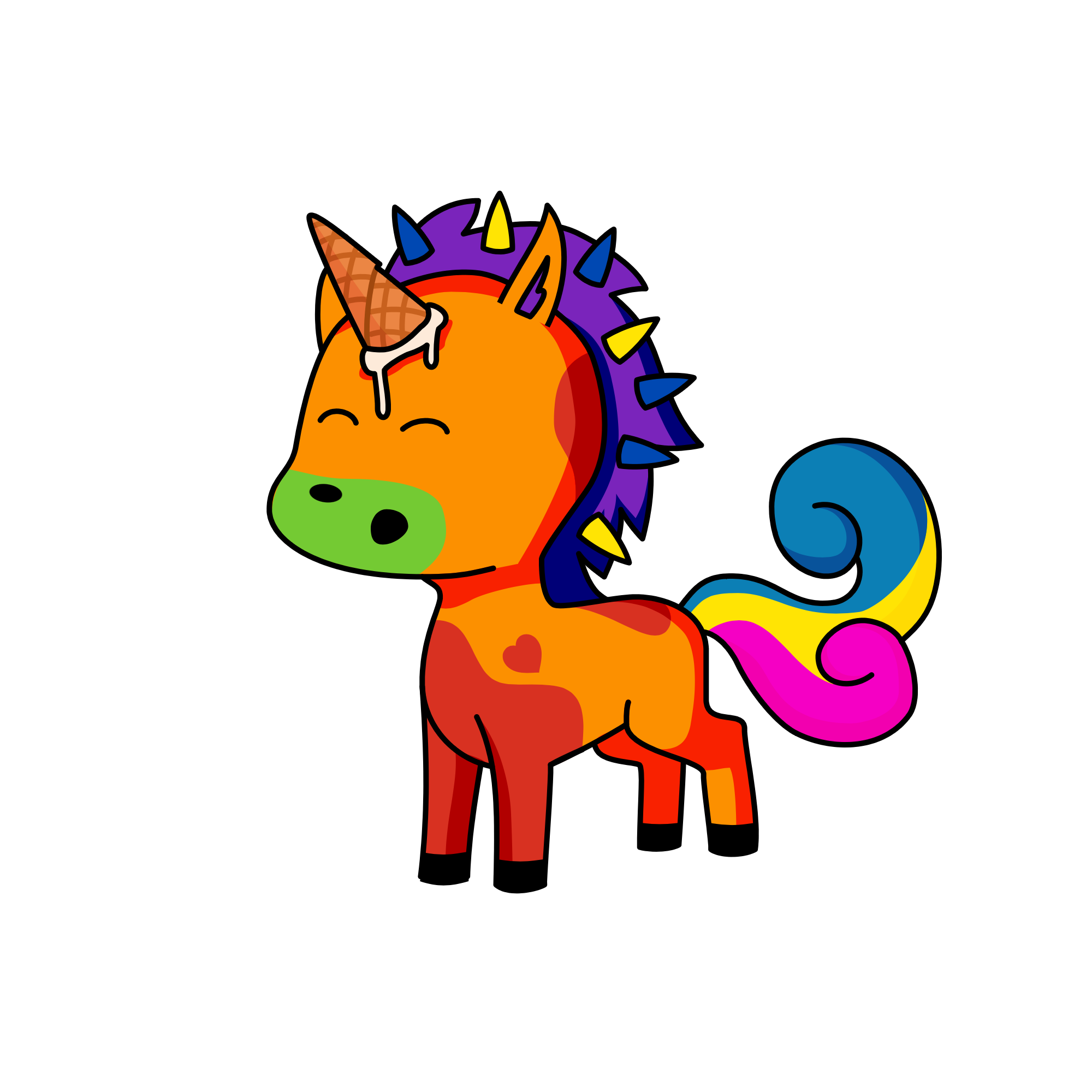 Colon, the unicorn