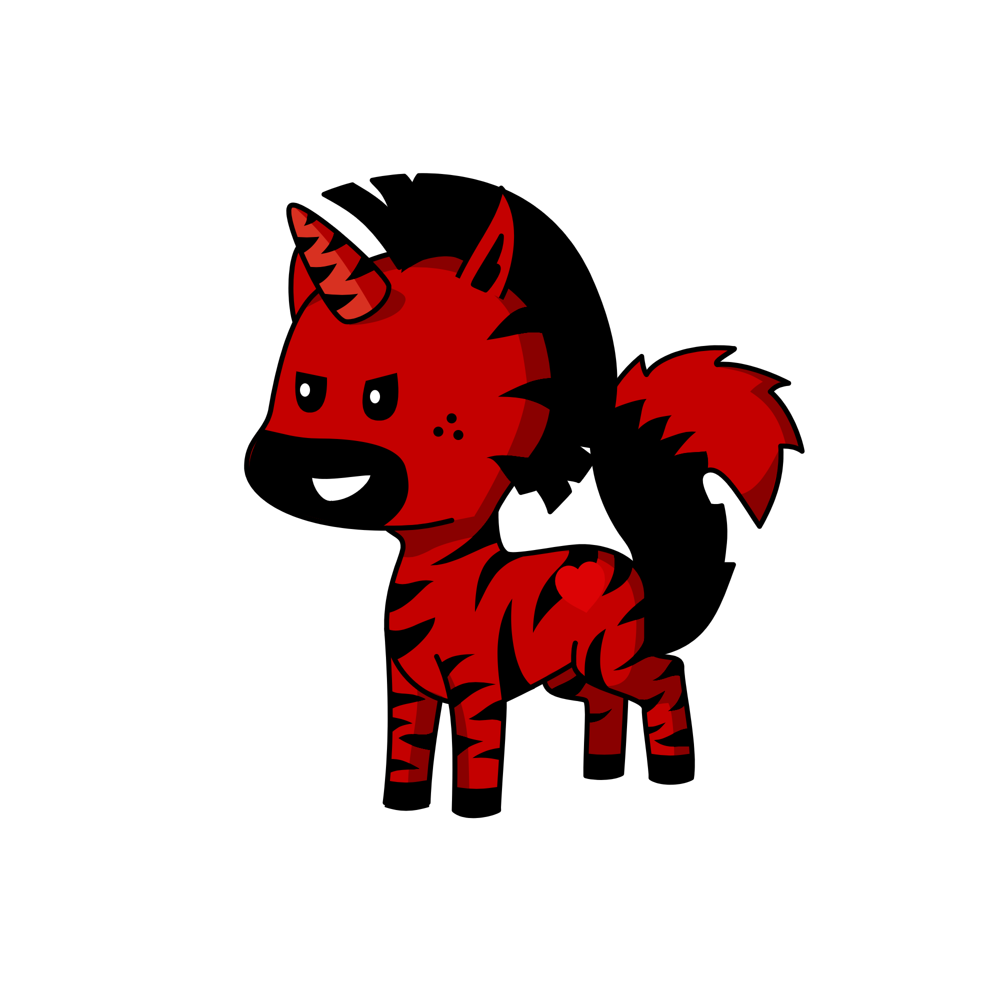 Evil, the unicorn