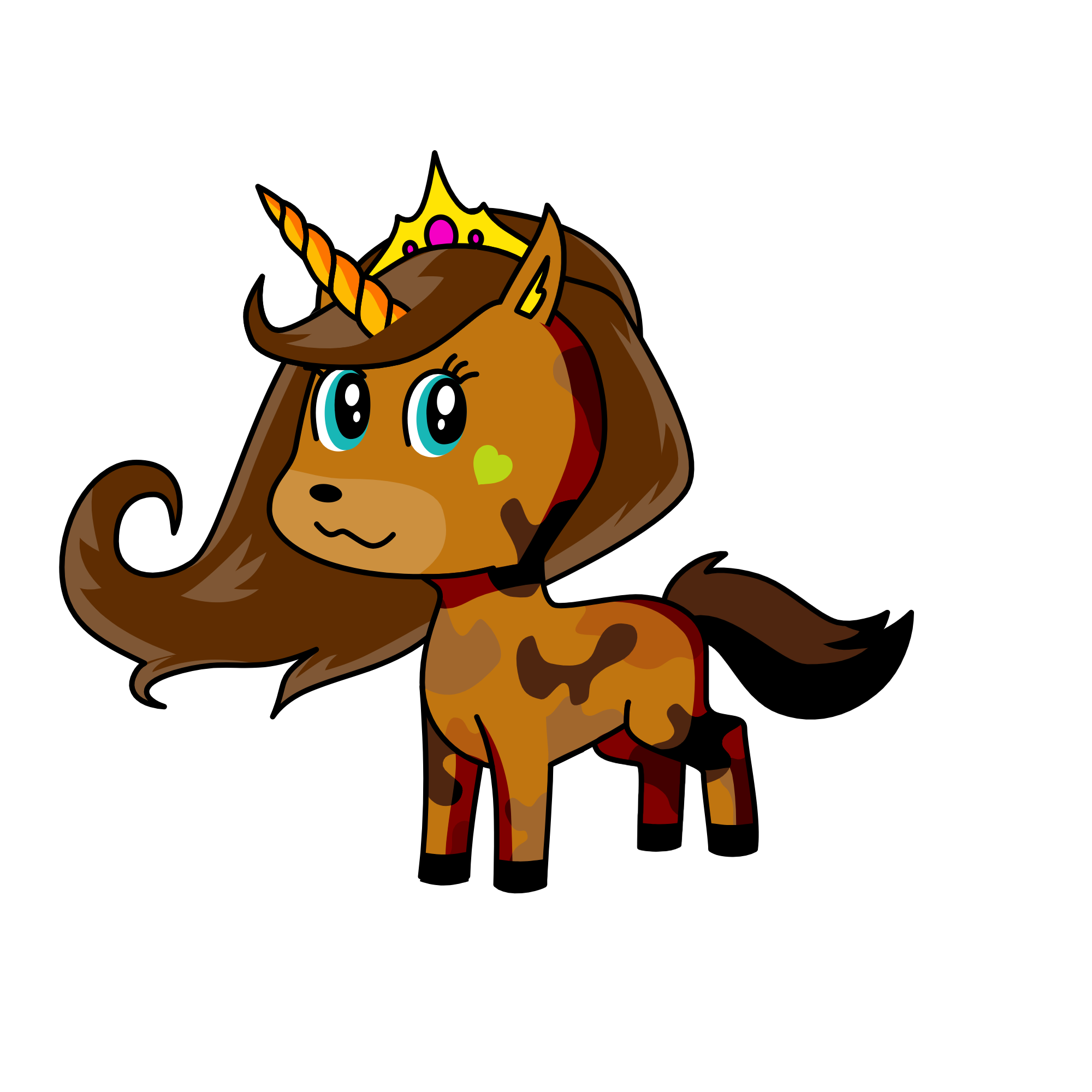 Brownie, the unicorn