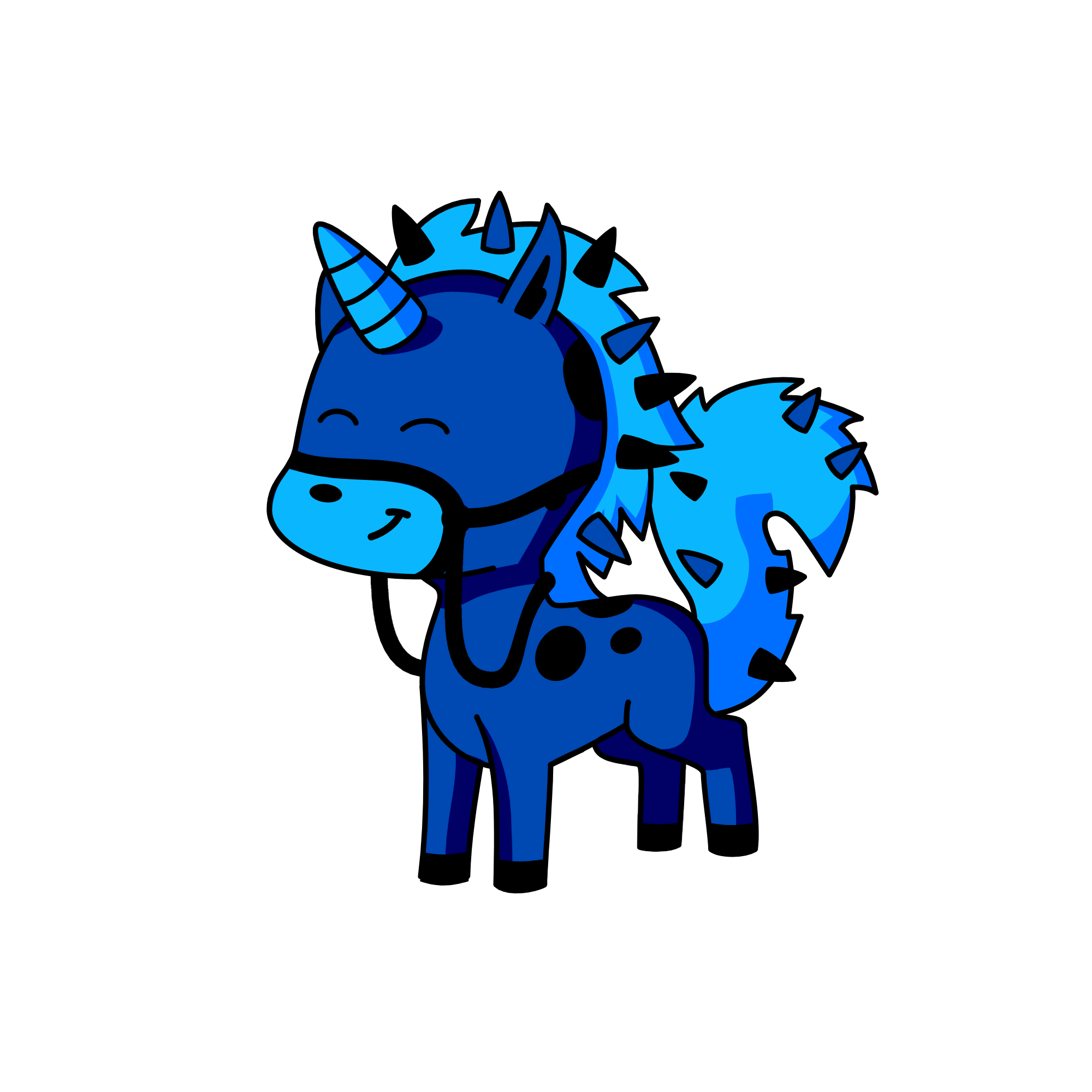 Spike, the unicorn