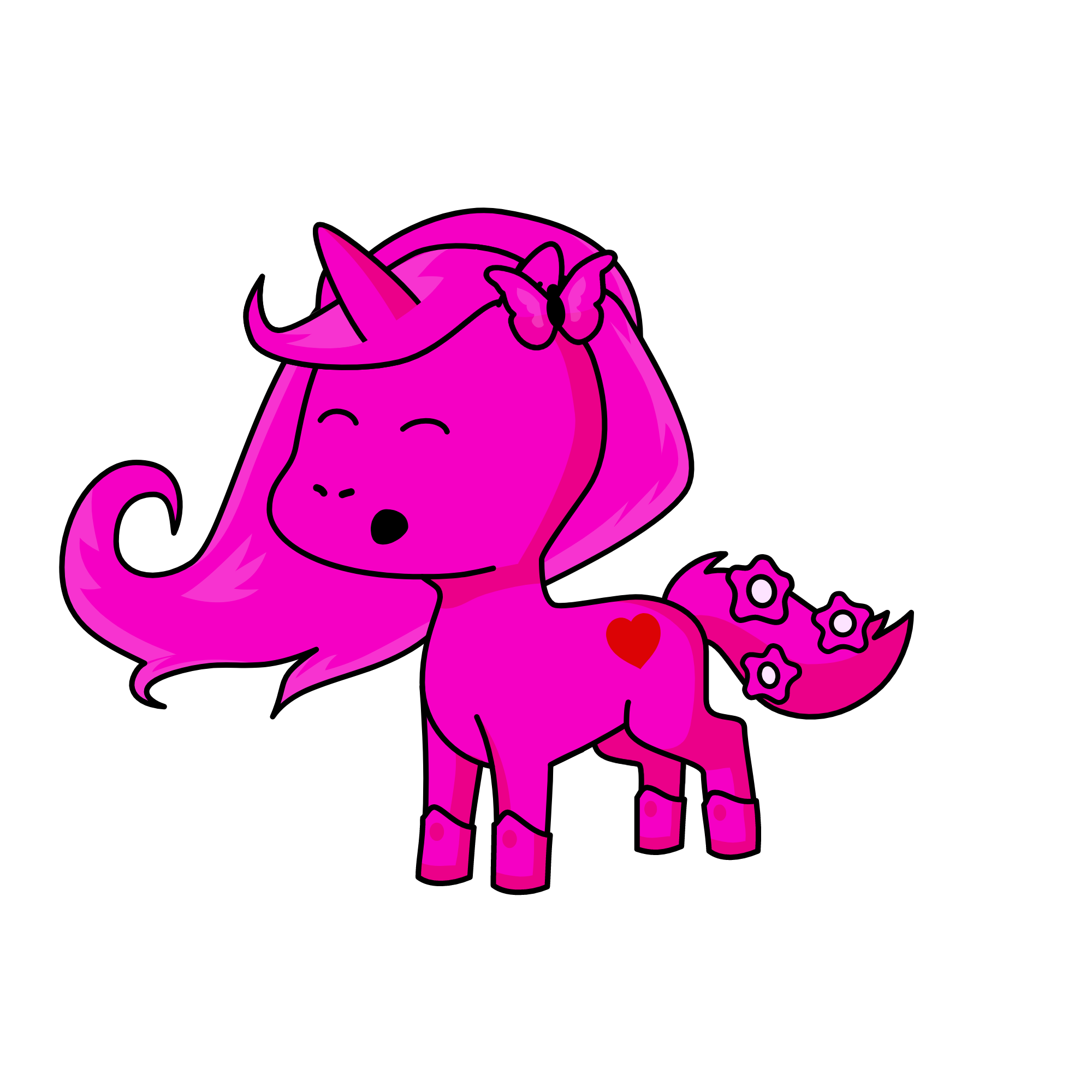pinky, the unicorn