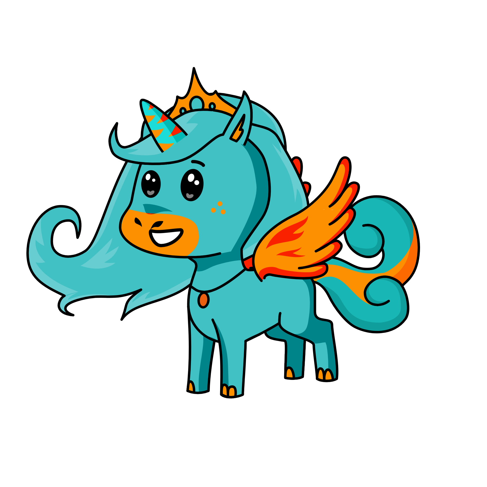skie, the unicorn