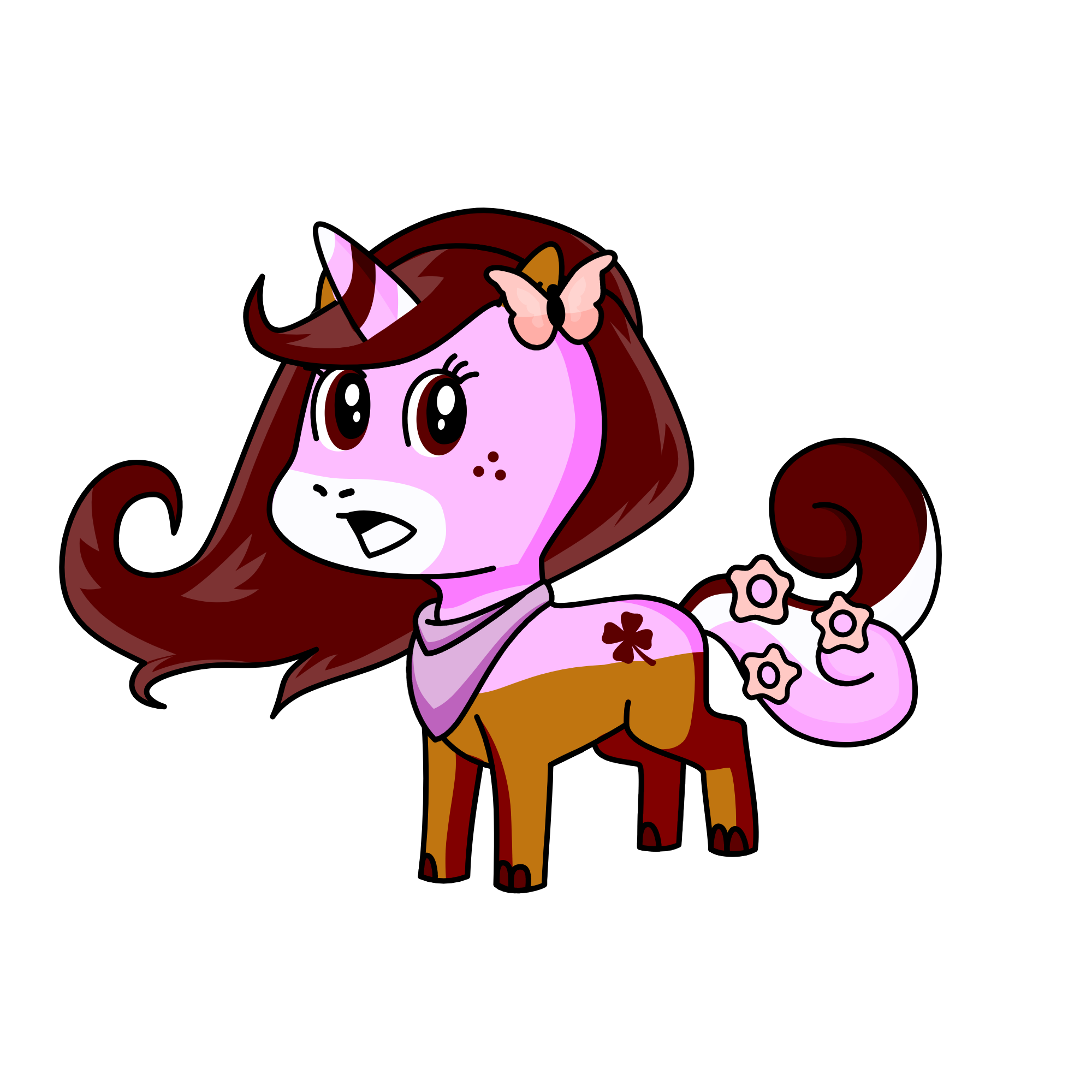 brownie brittle, the unicorn