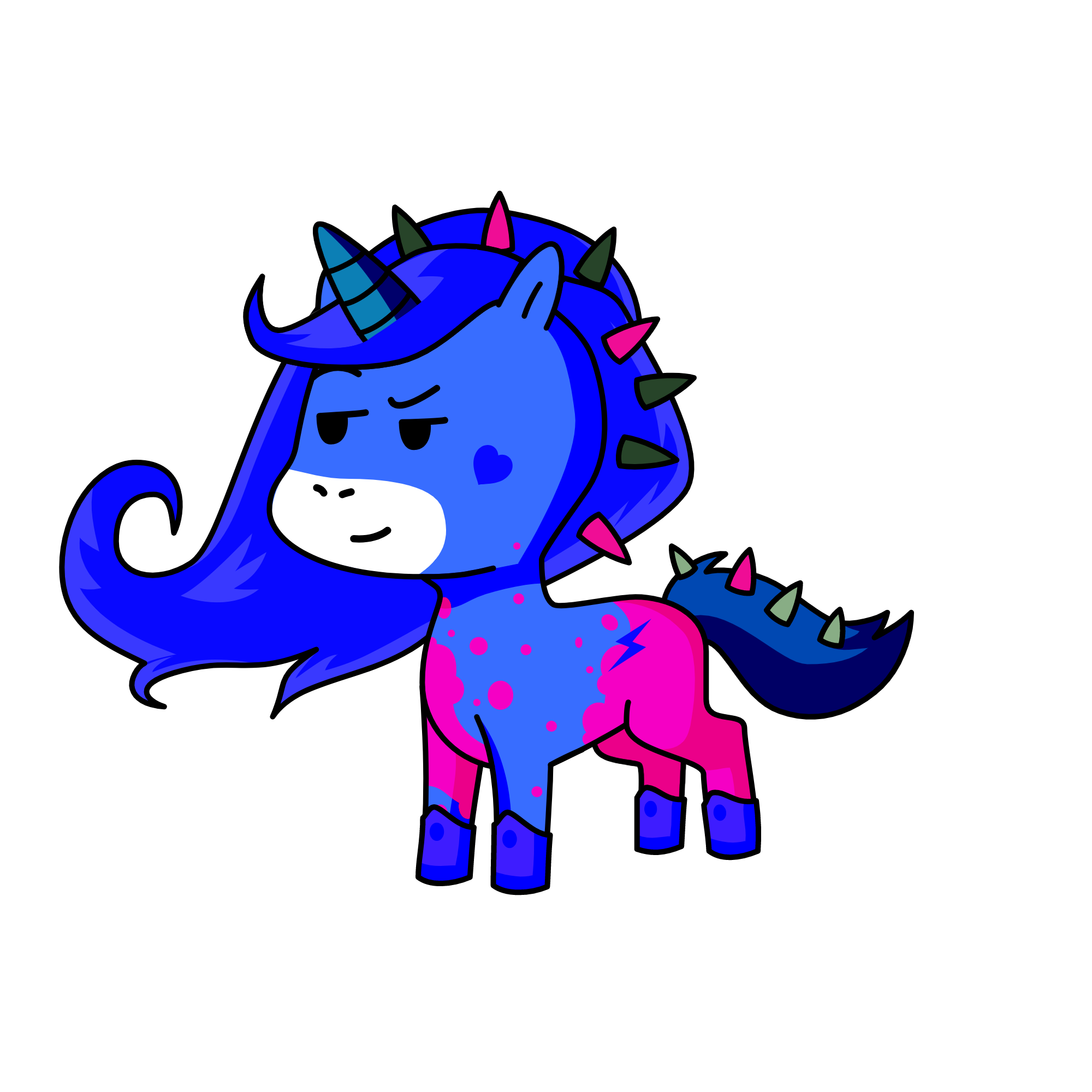 Metalic, the unicorn