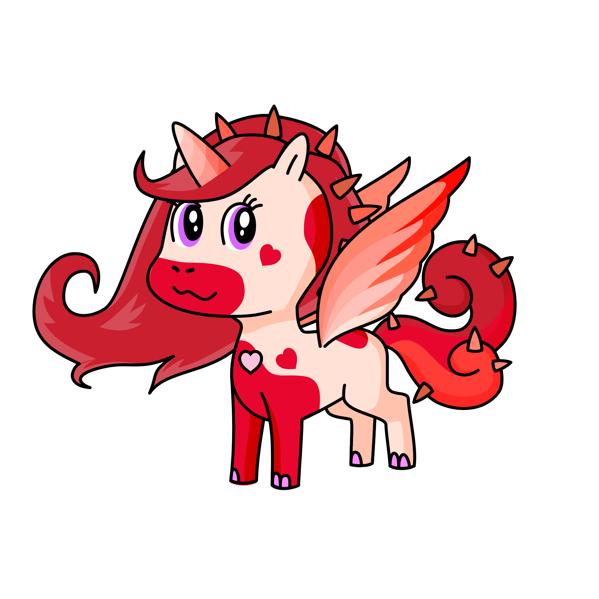 50 Shades Of Pink, the unicorn
