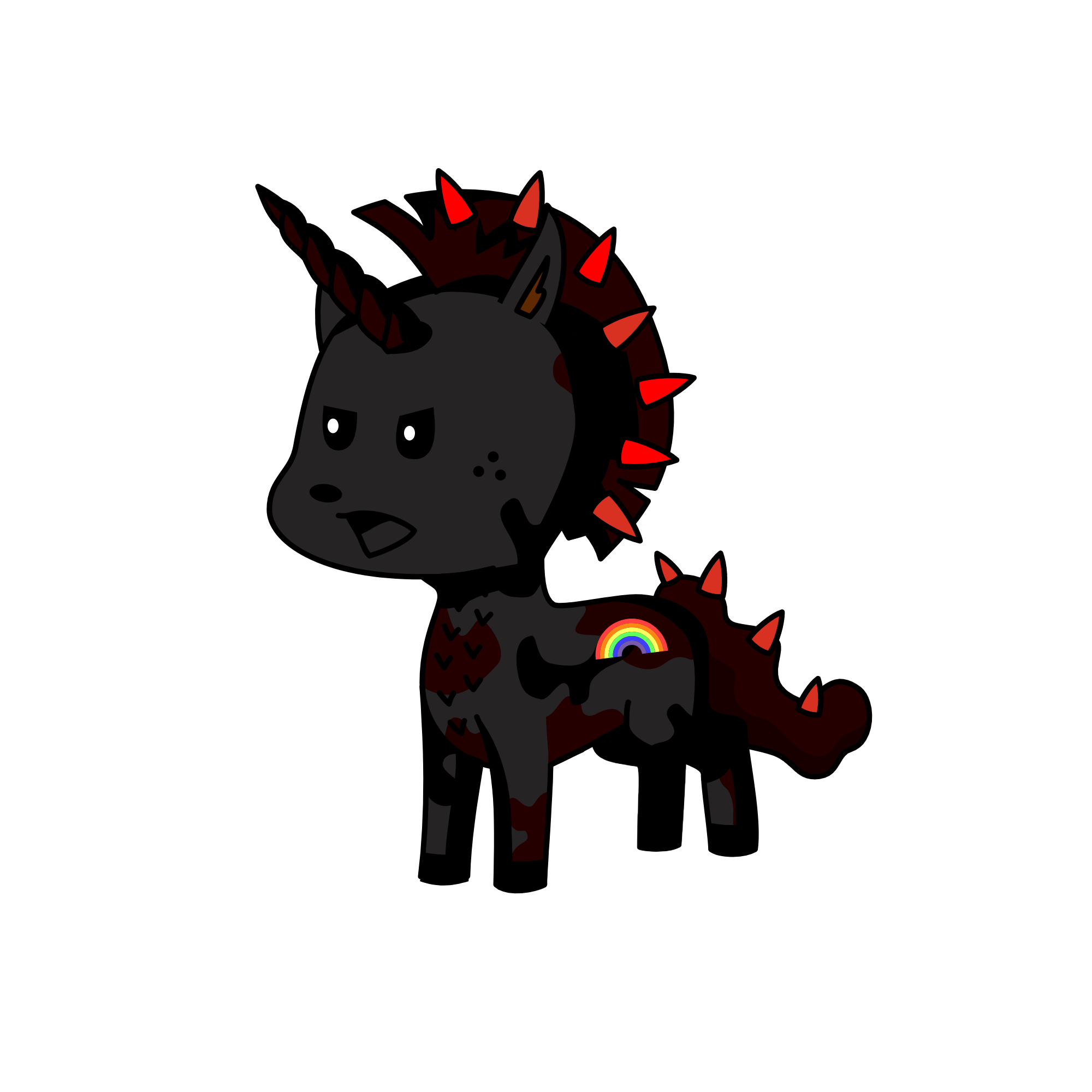 anger-death, the unicorn