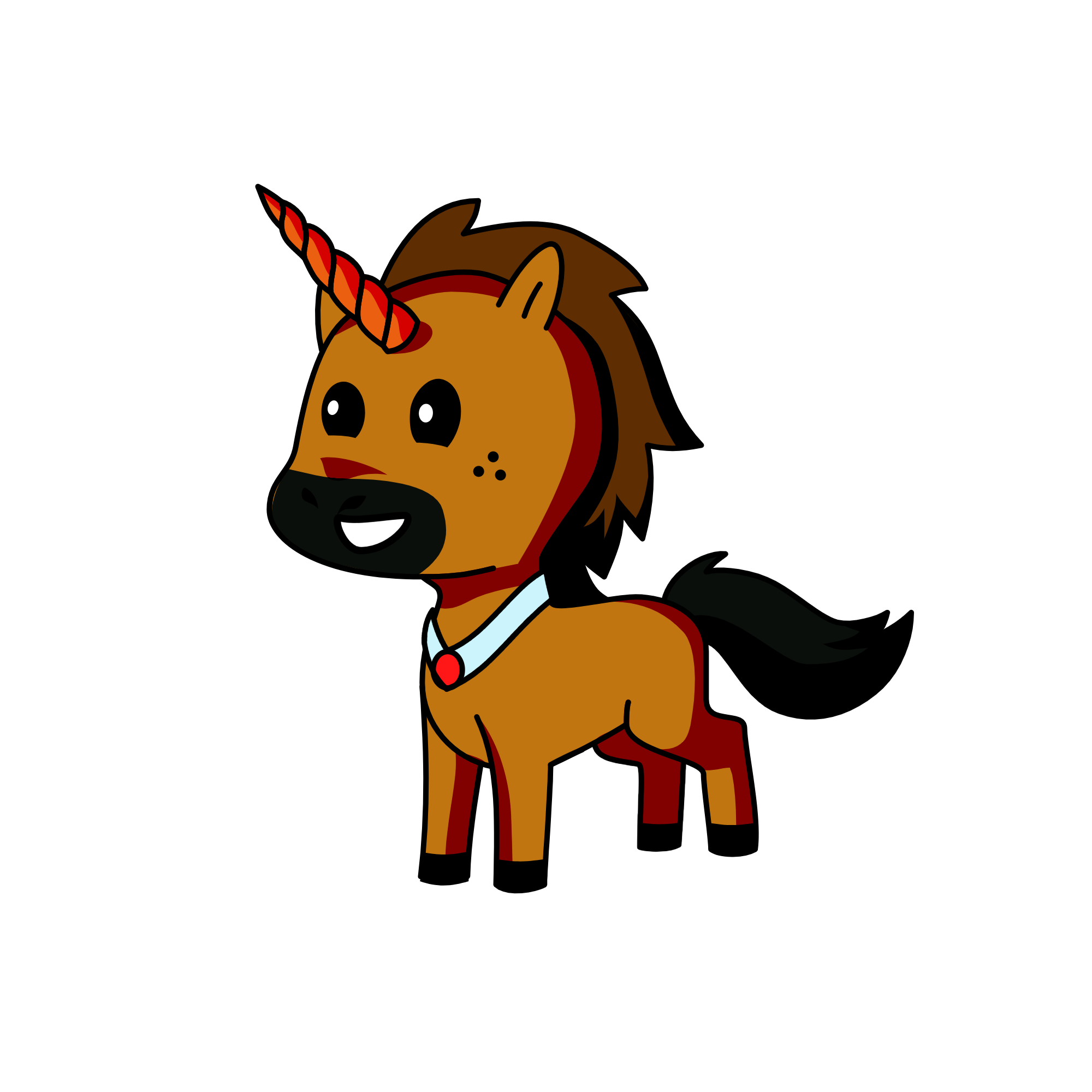 unirottweiler, the unicorn