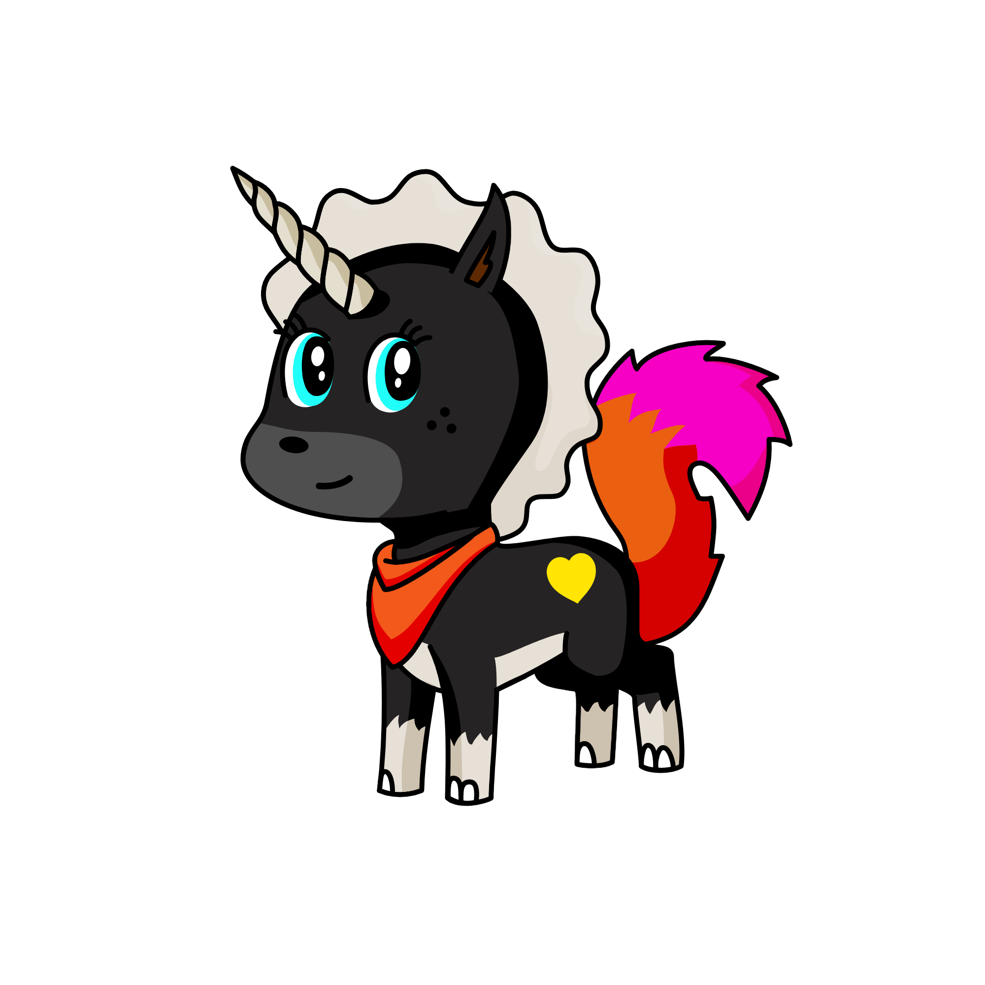 foxey, the unicorn