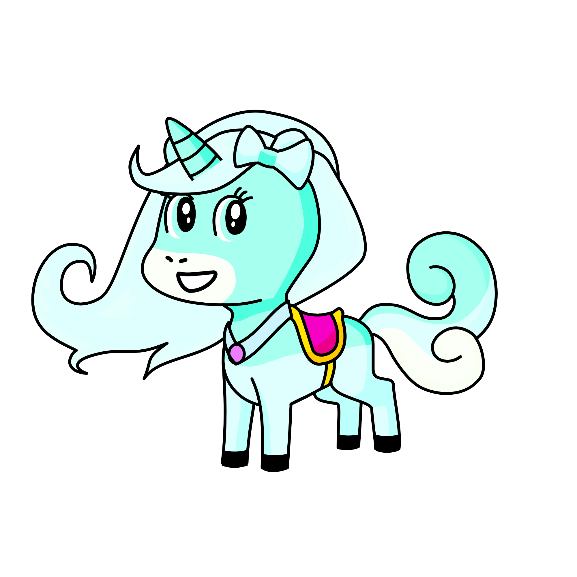 Pastel, the unicorn