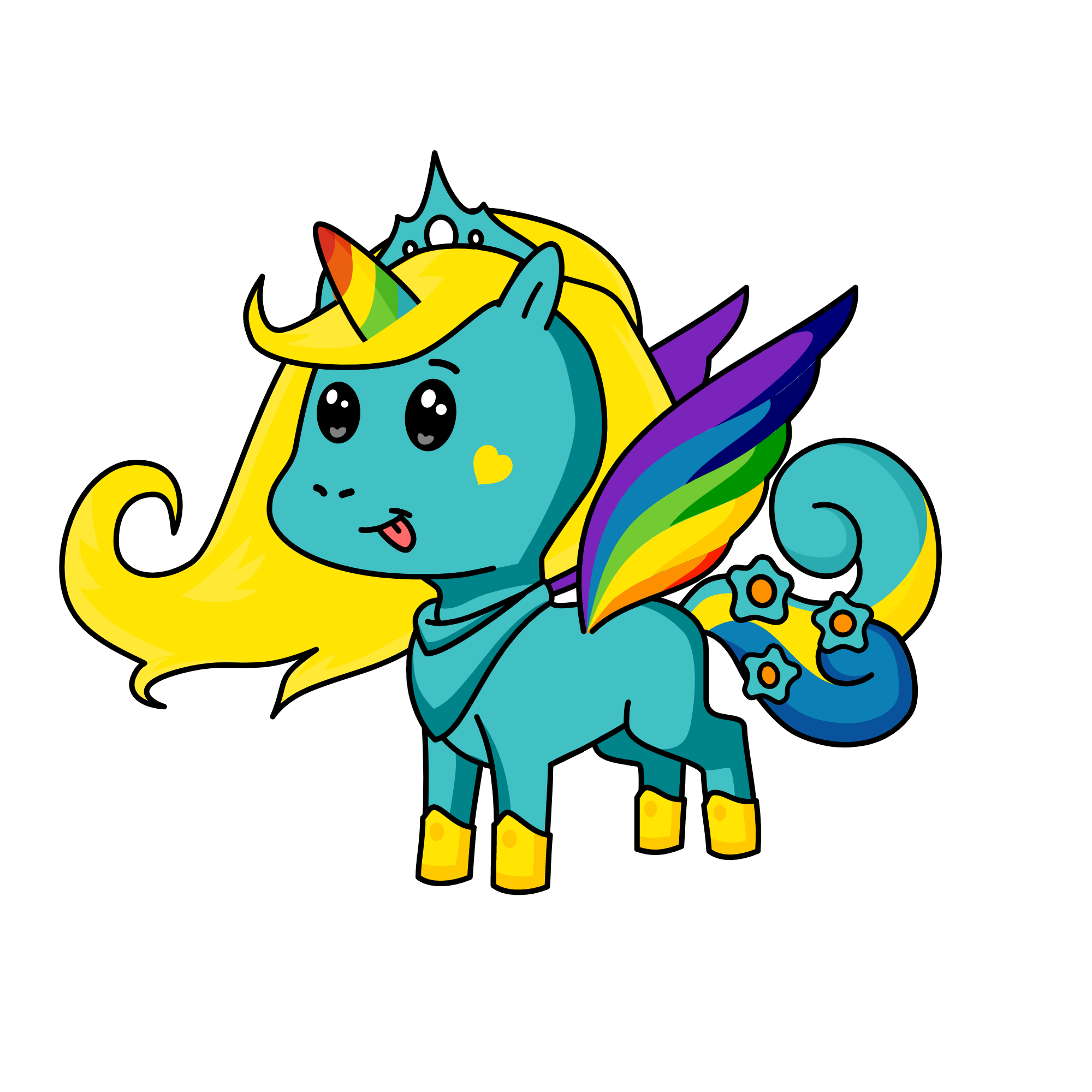 Naughty, the unicorn