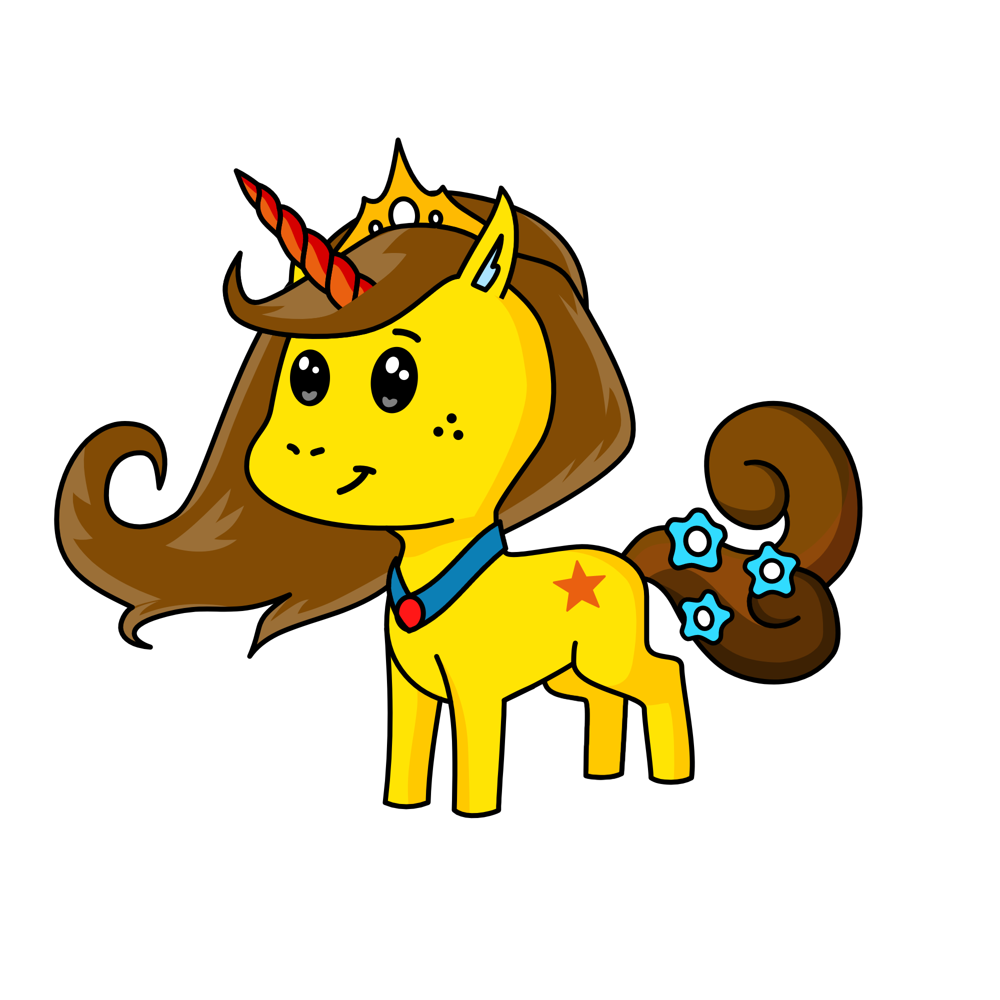 Cutie, the unicorn