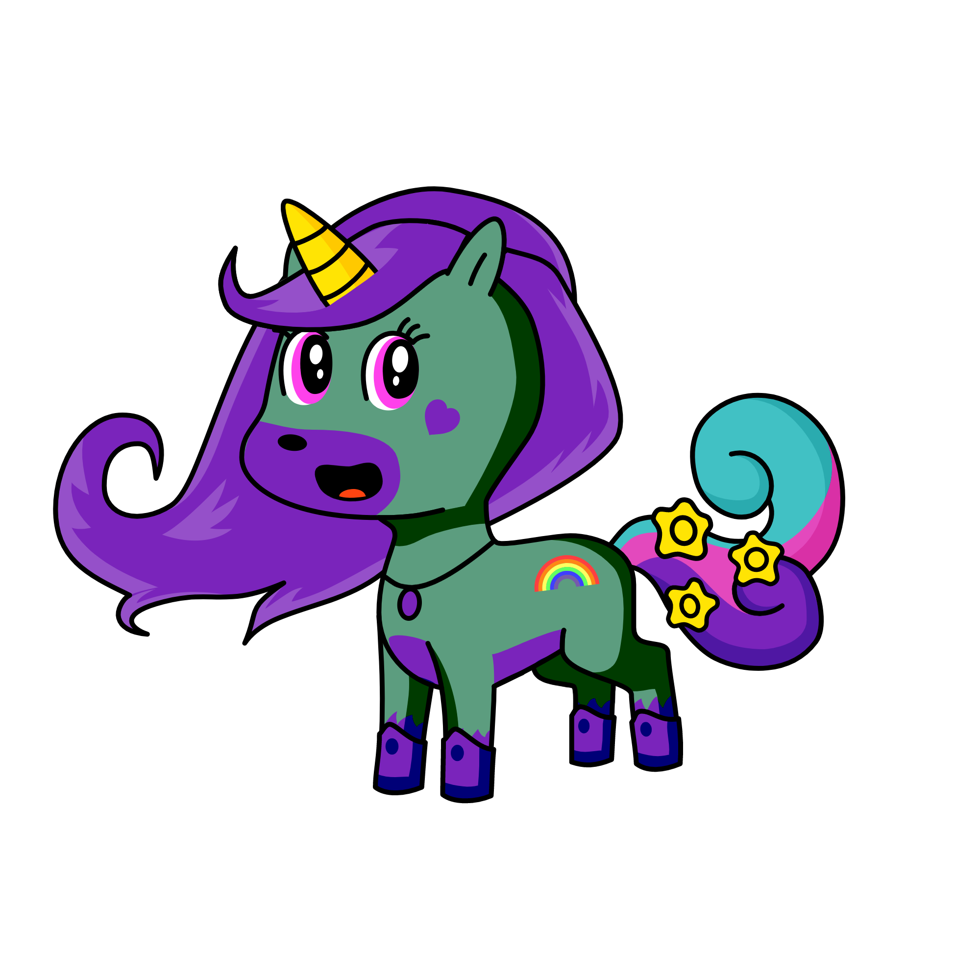 belle, the unicorn