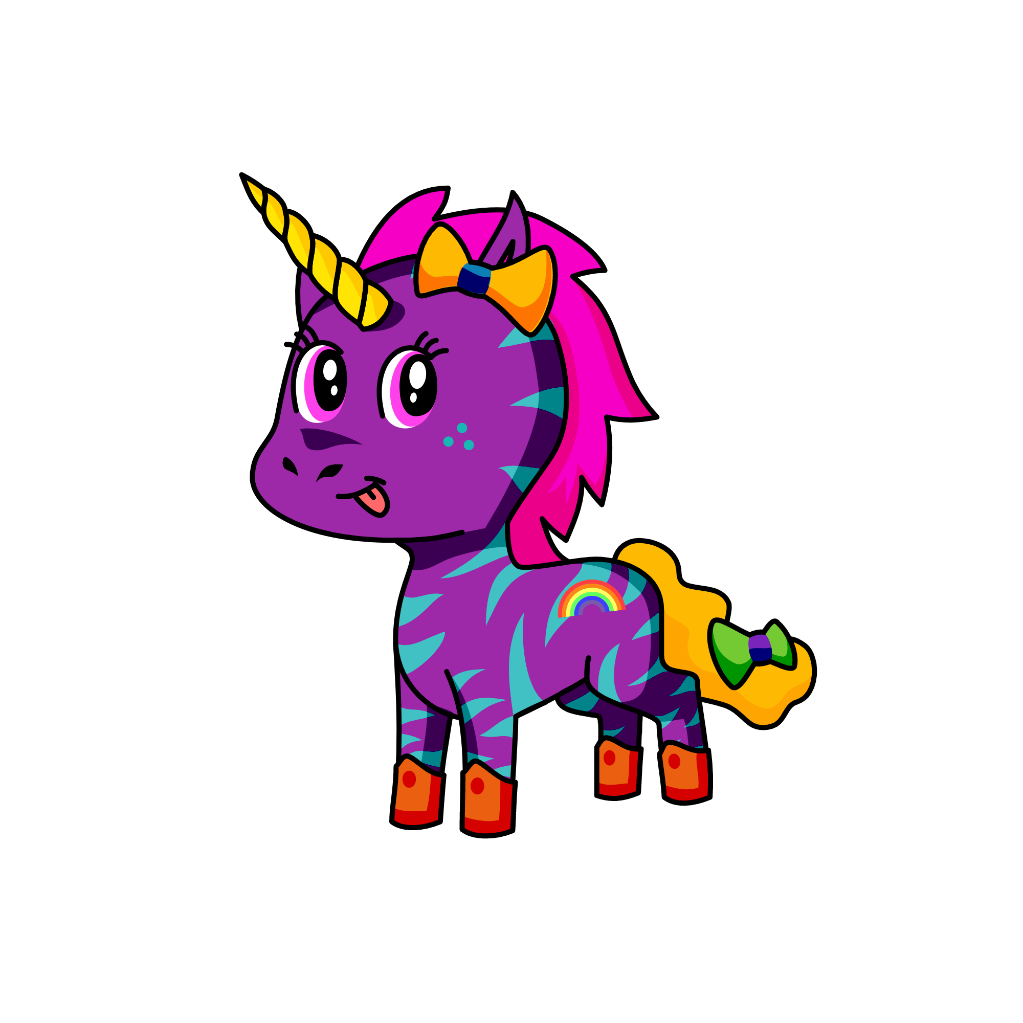 RAINBOW, the unicorn