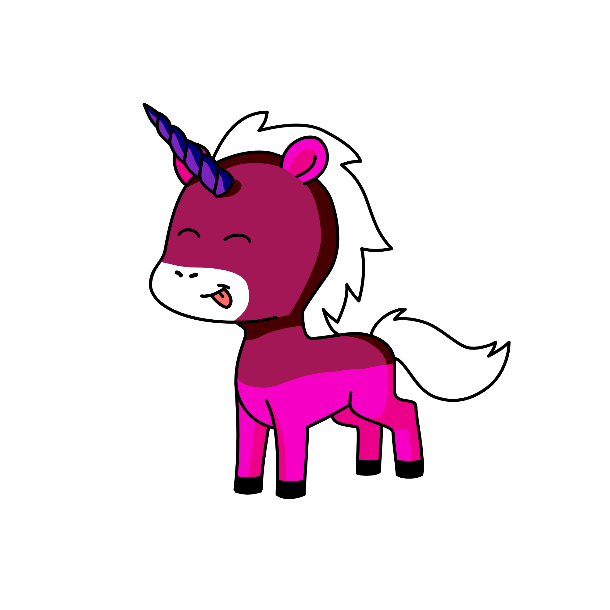 :), the unicorn