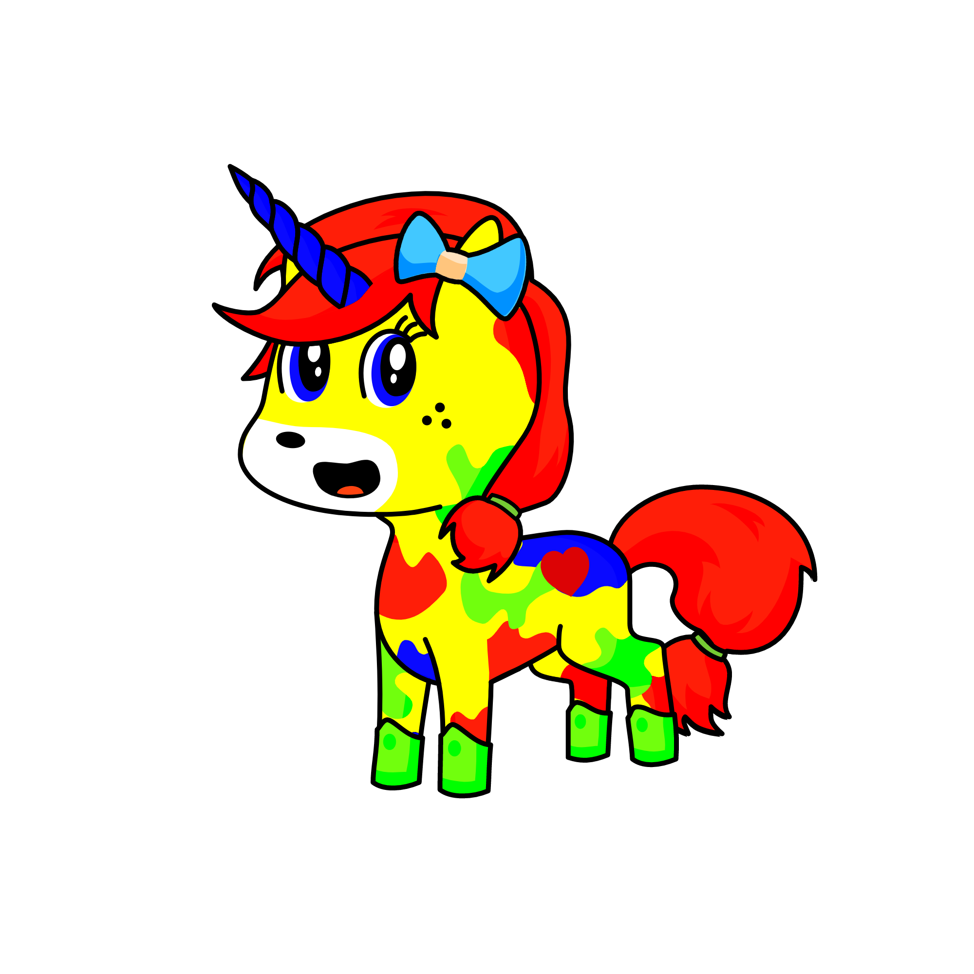 the hogwarts horse, the unicorn