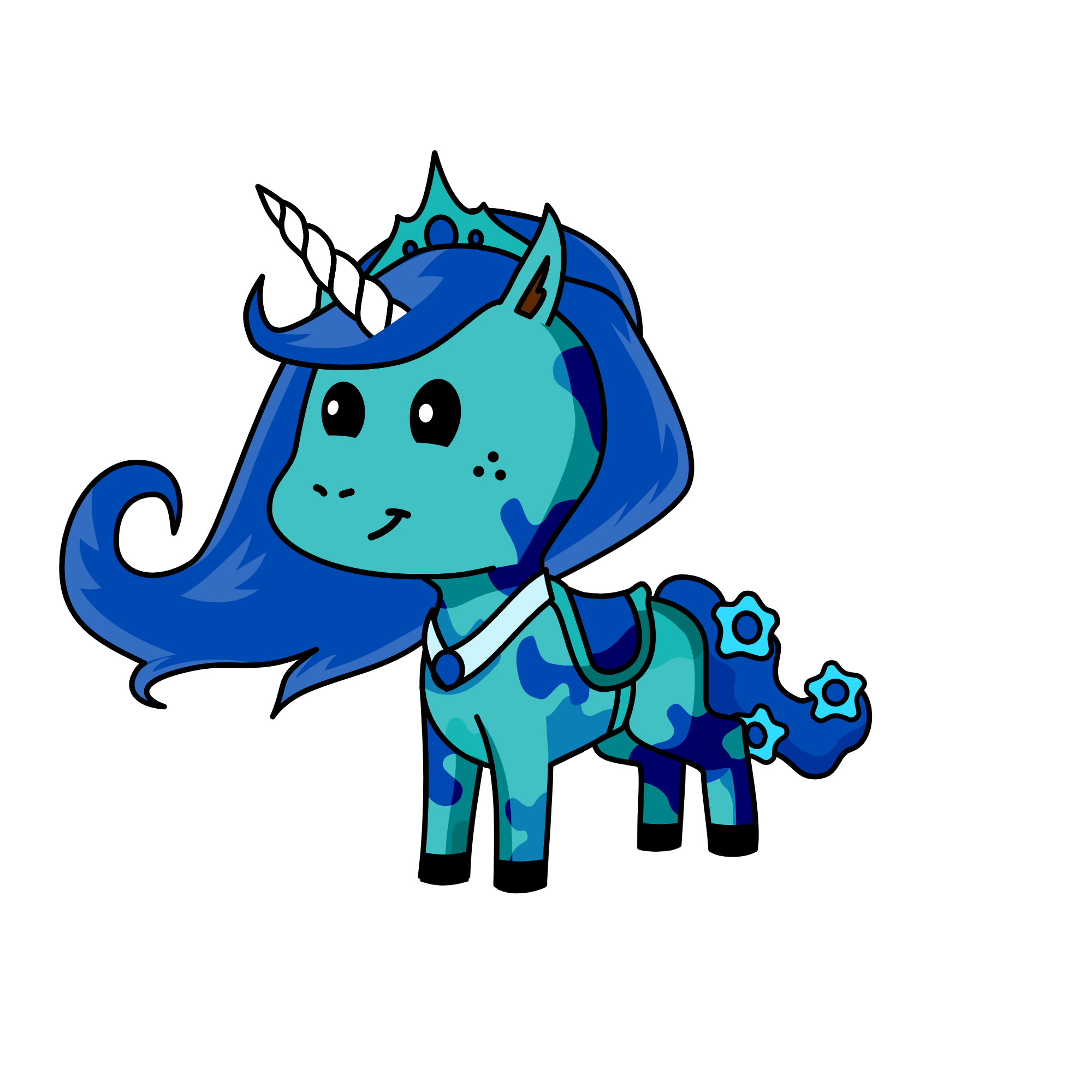 Aquamarine, the unicorn