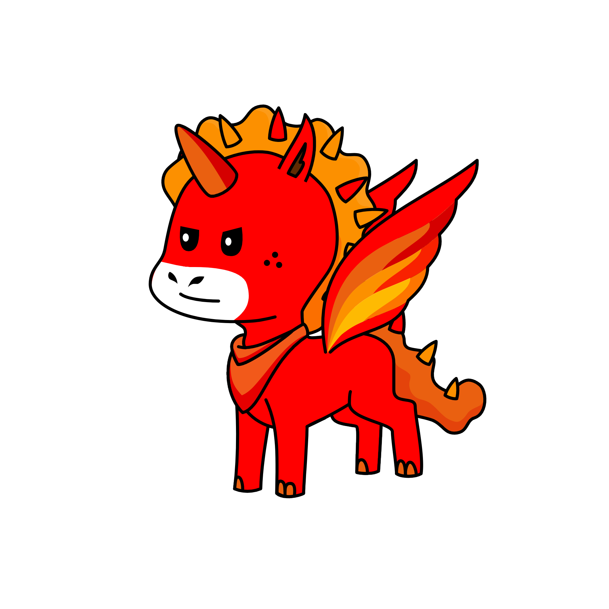 fire, the unicorn