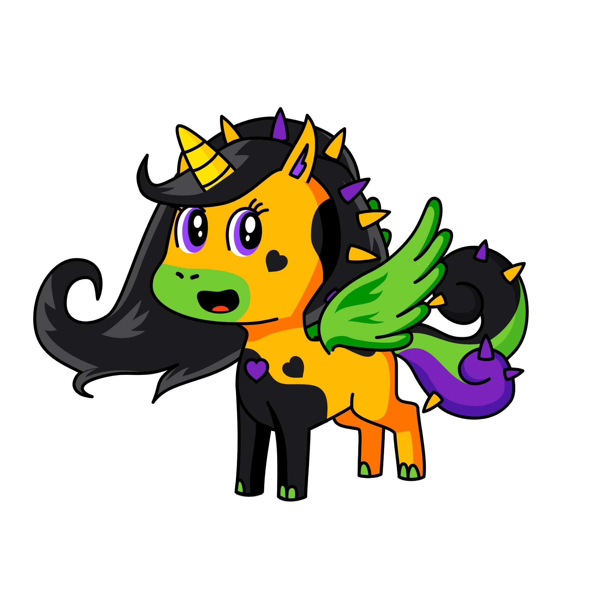 Halloween, the unicorn