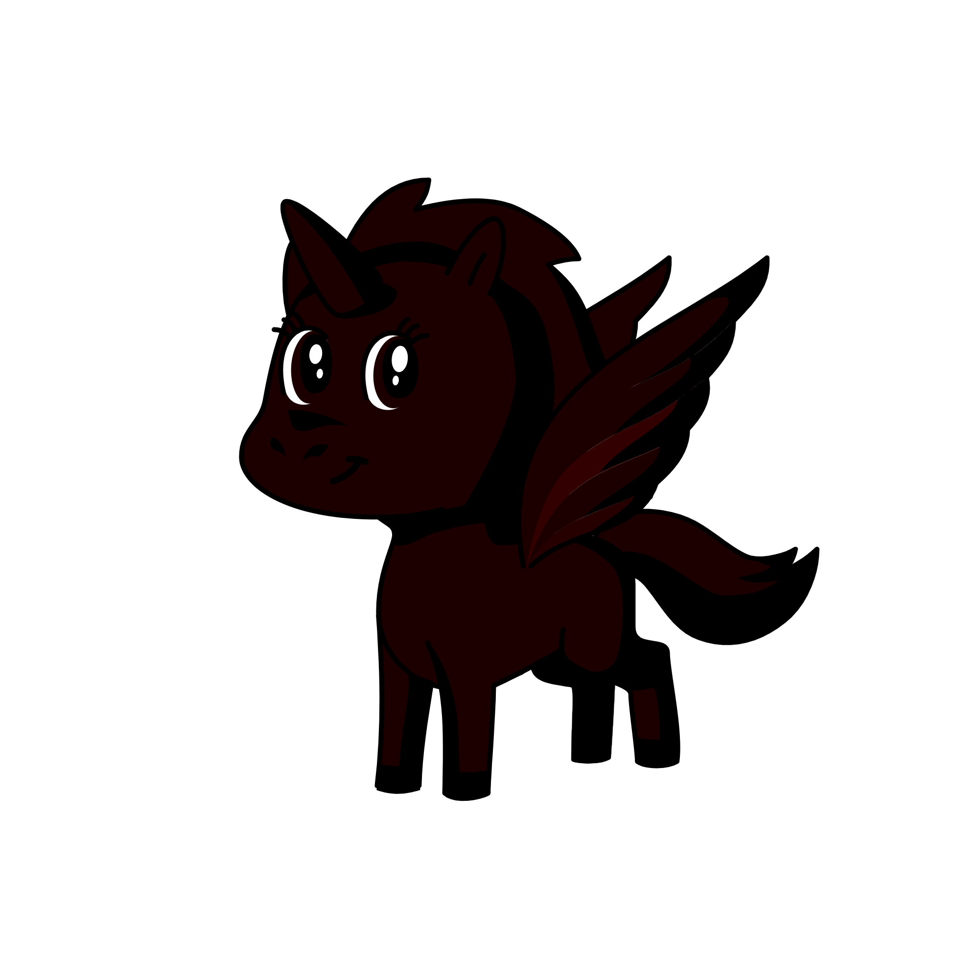 Dark, the unicorn