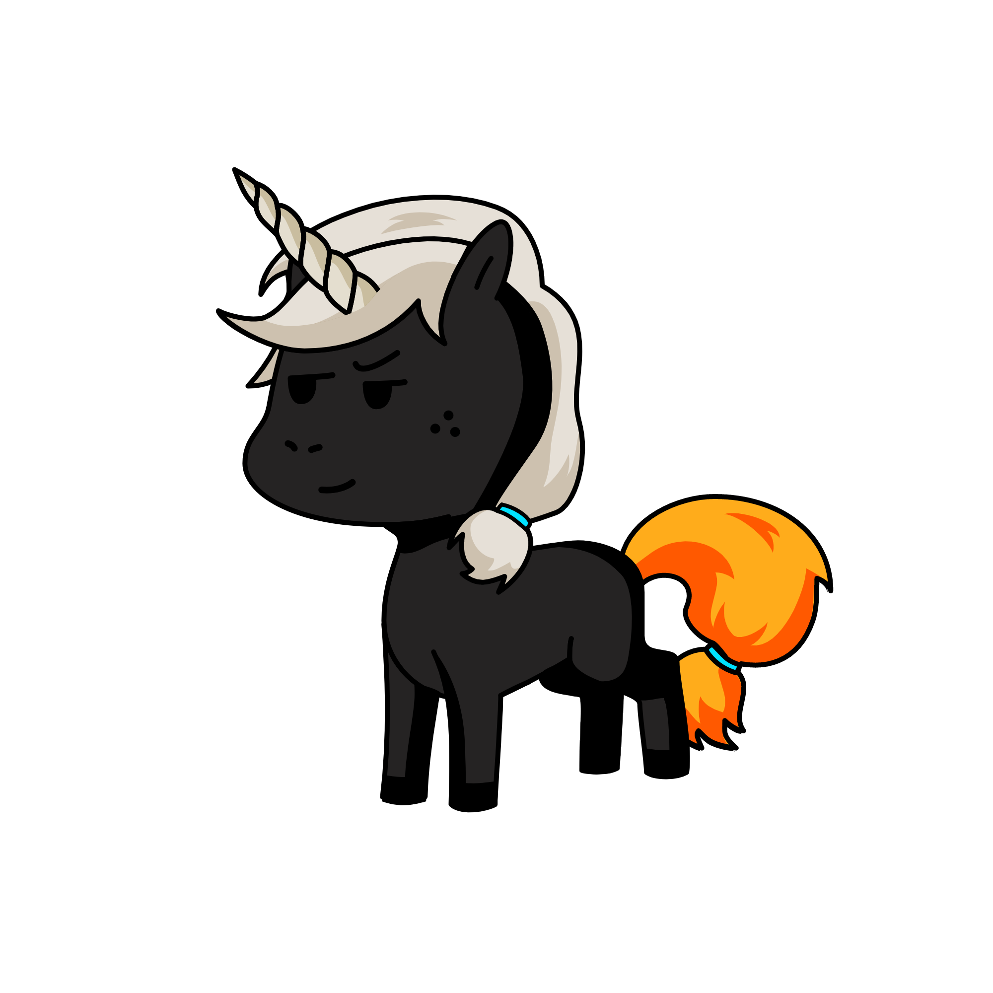 oscuuuuuro, the unicorn