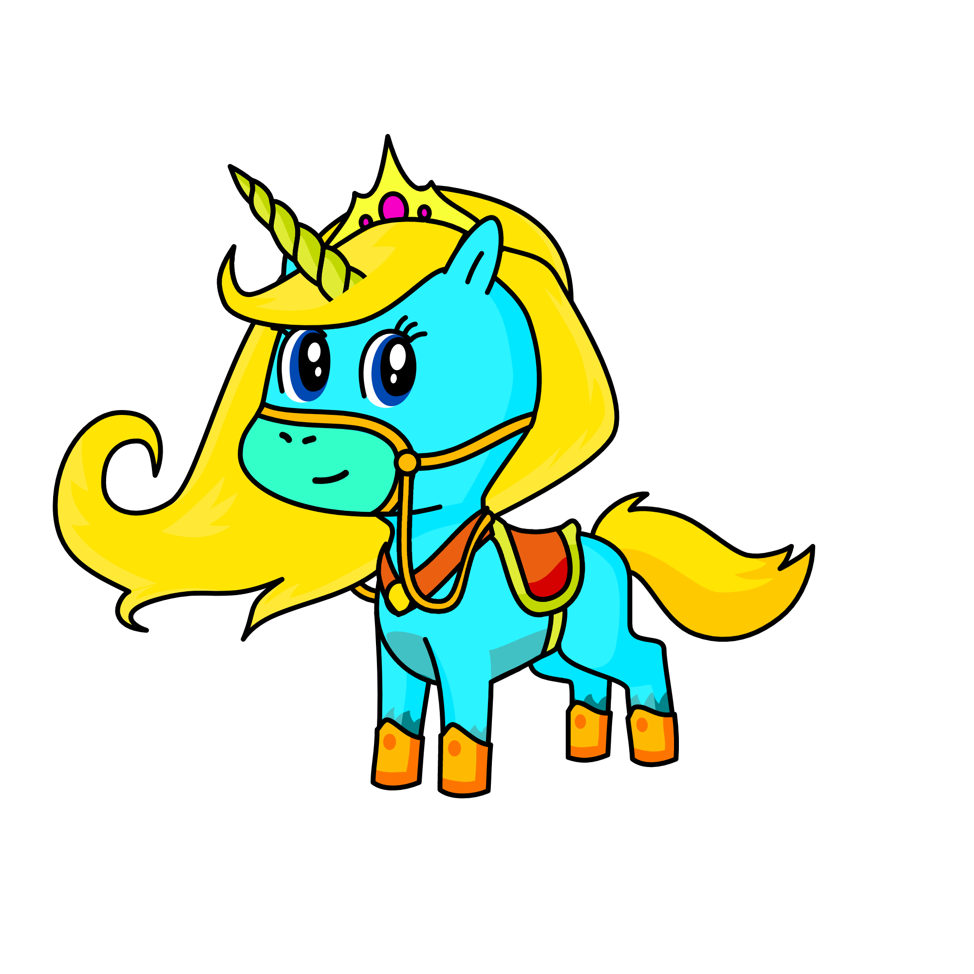 Yalop Queen, the unicorn