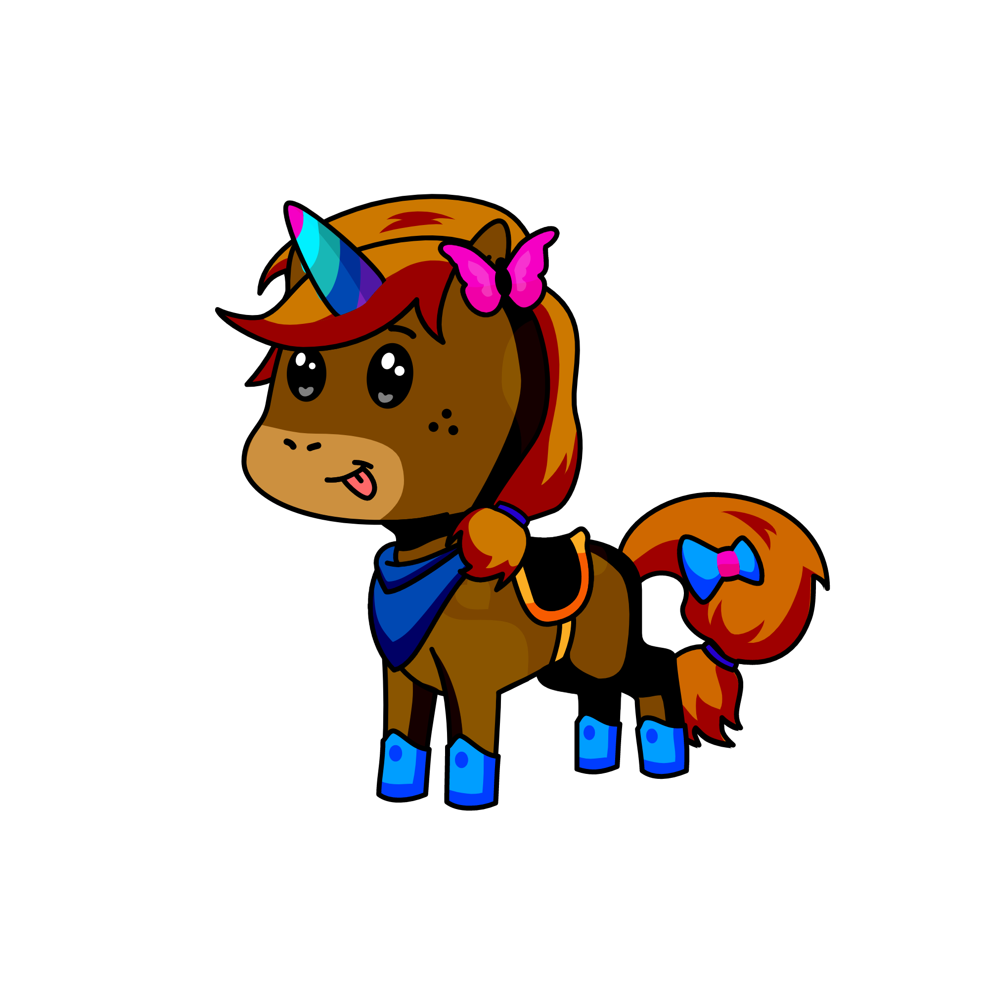 Melady, the unicorn