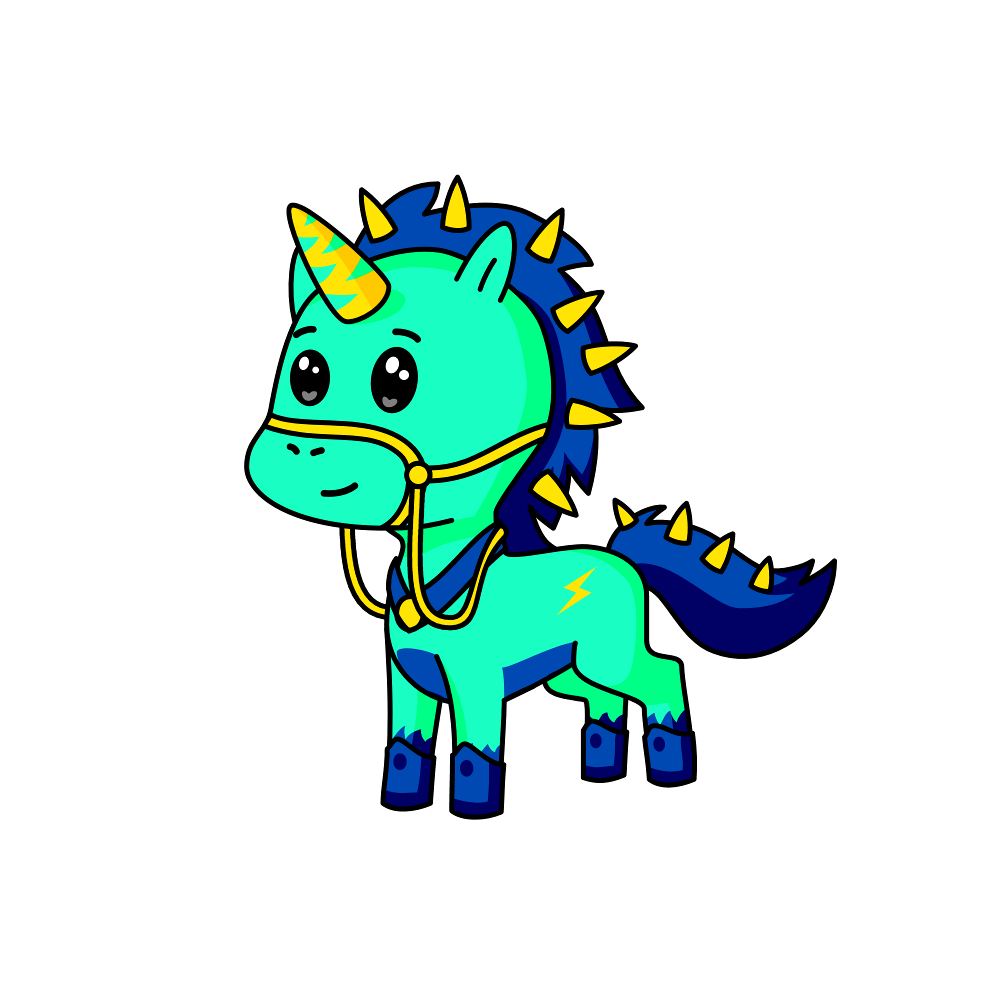 Lightning, the unicorn