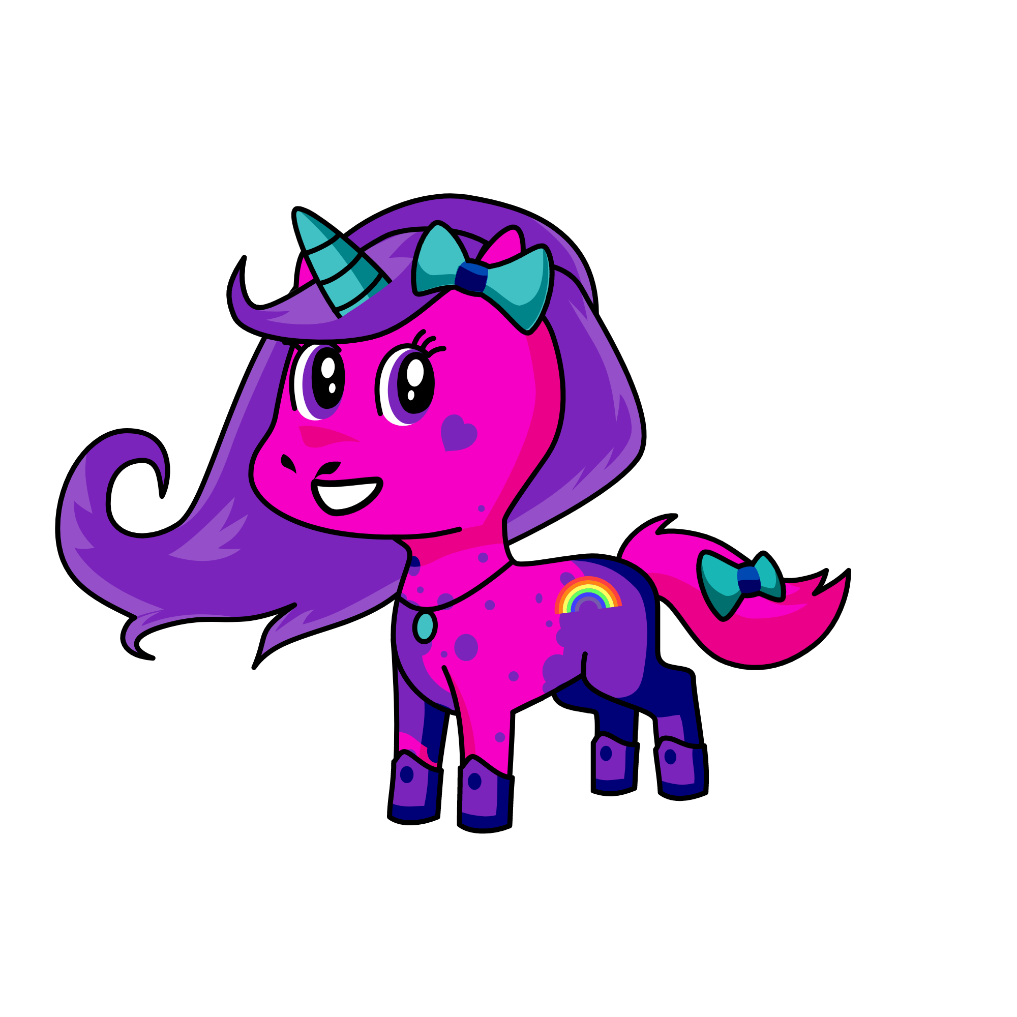 Pinky Swirl, the unicorn