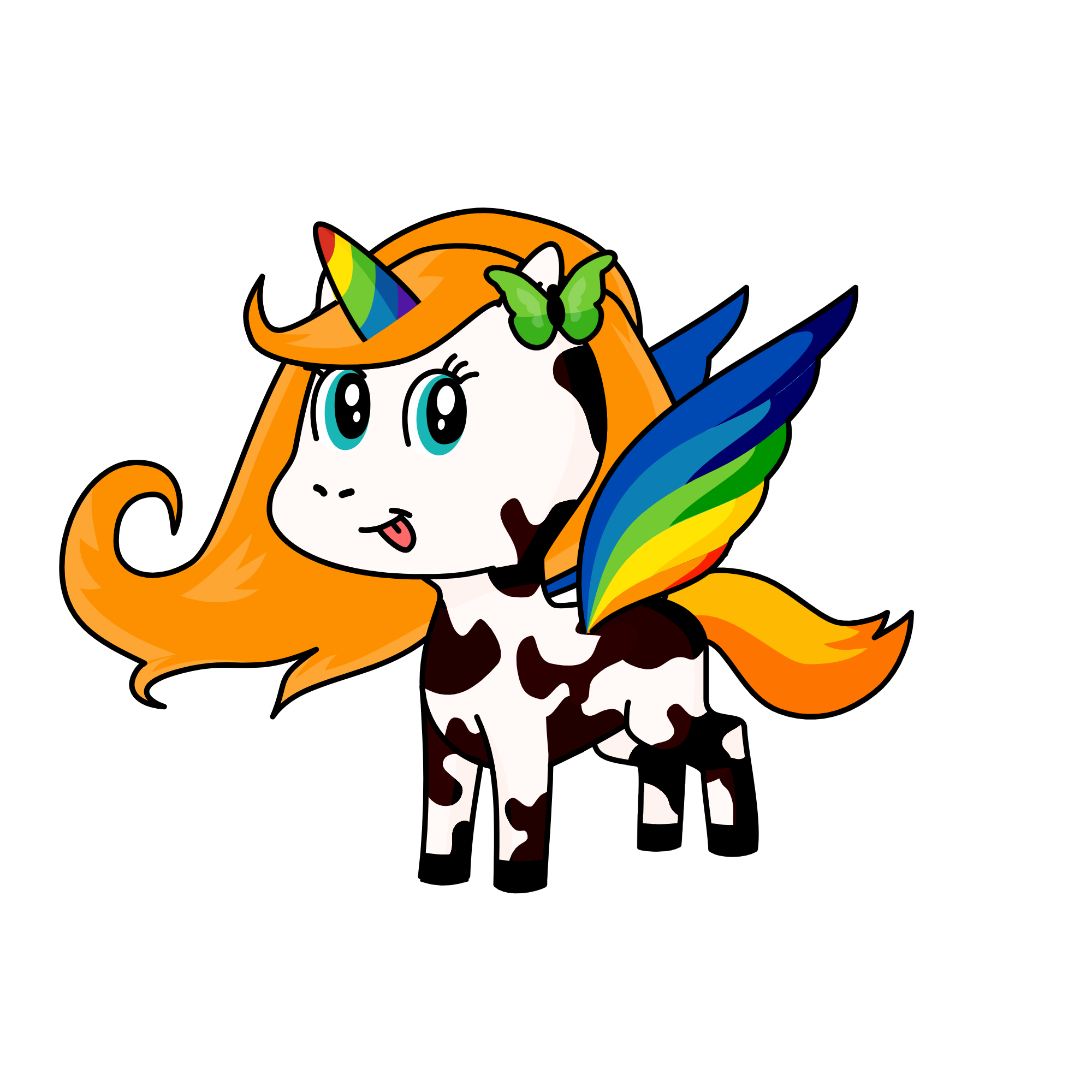 Cowsnow, the unicorn