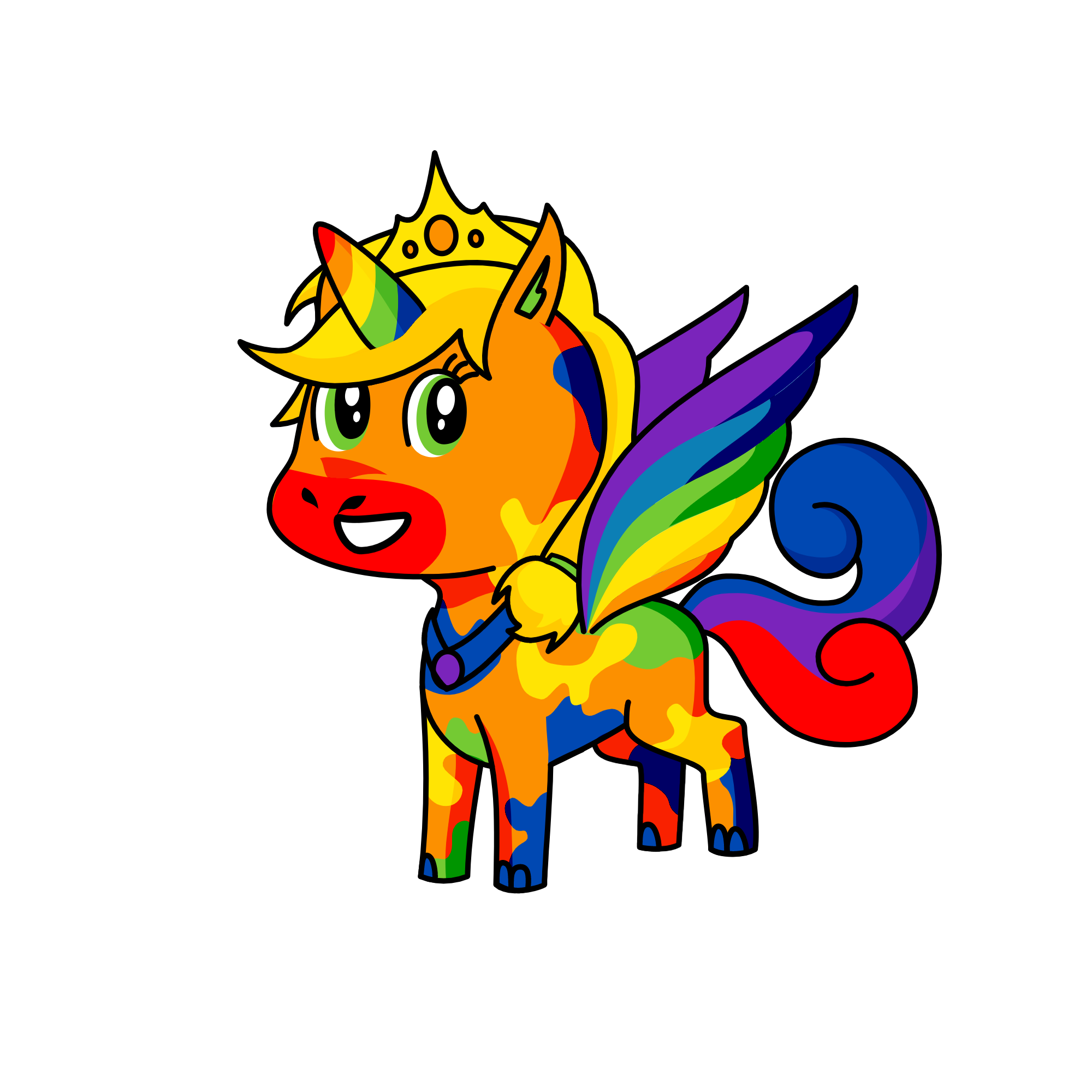 rainbow, the unicorn