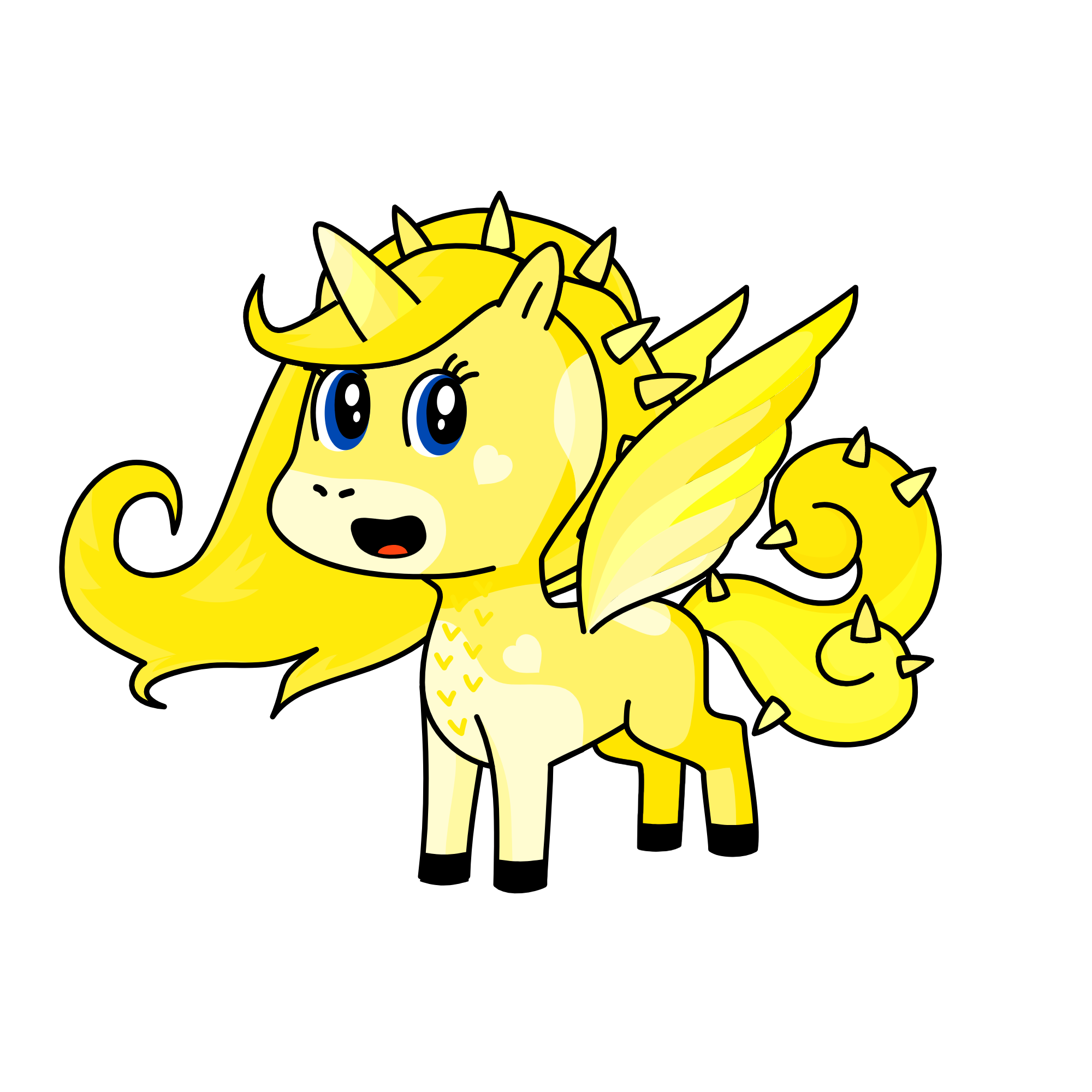 50 Shades Of Yellow, the unicorn