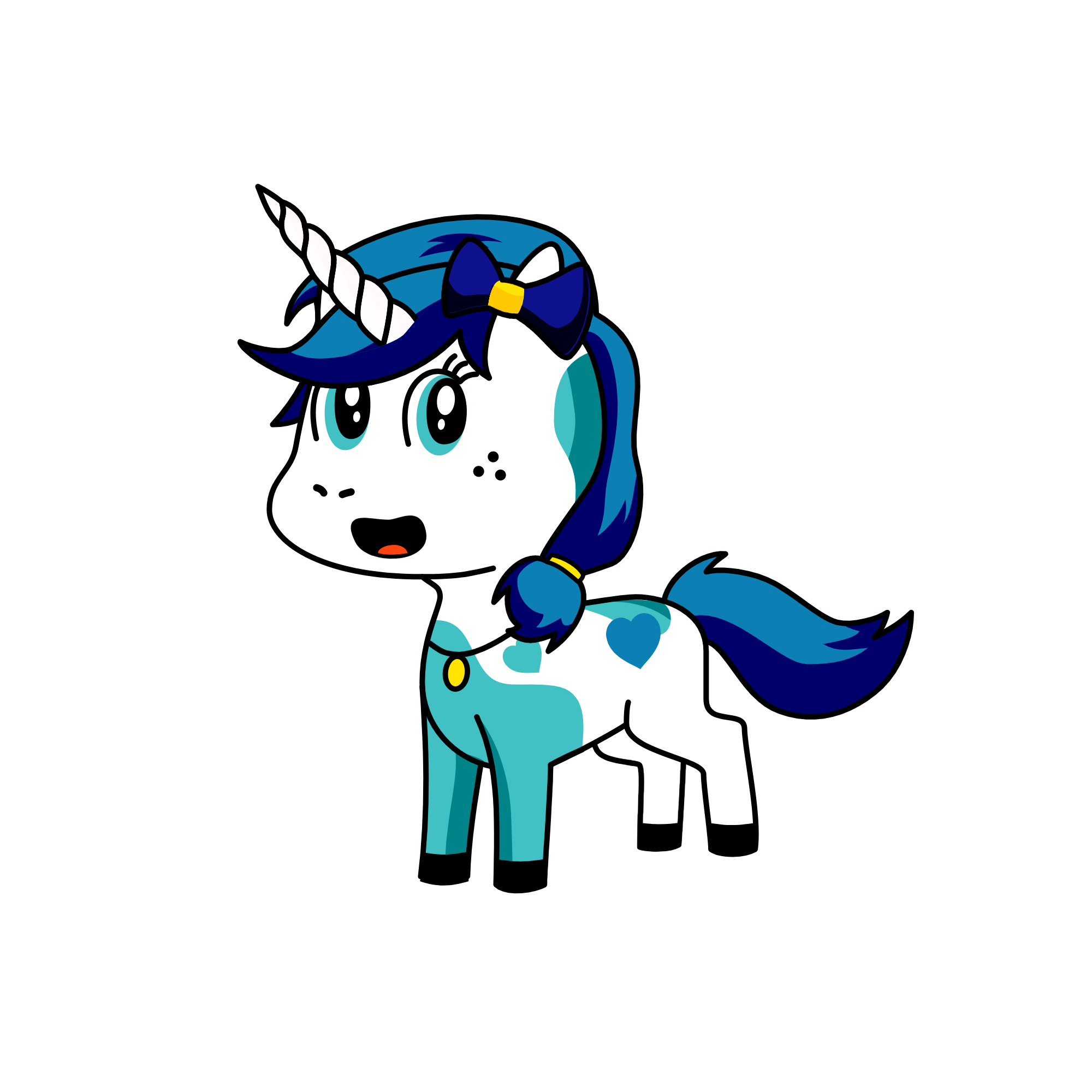 Blueberry Muffin, the unicorn